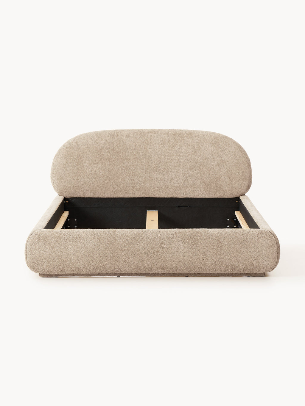 Alba Upholstered Teddy Bouclé Bed