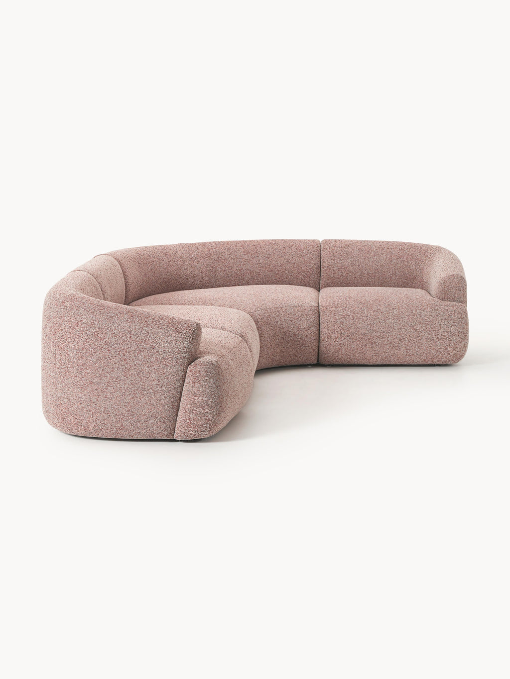Sofia Modular Bouclé Corner Sofa (4-seater)