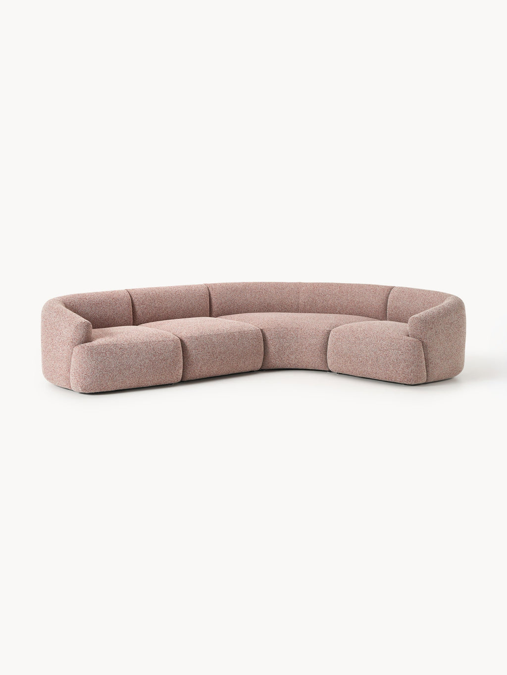 Sofia Modular Bouclé Corner Sofa (4-seater)