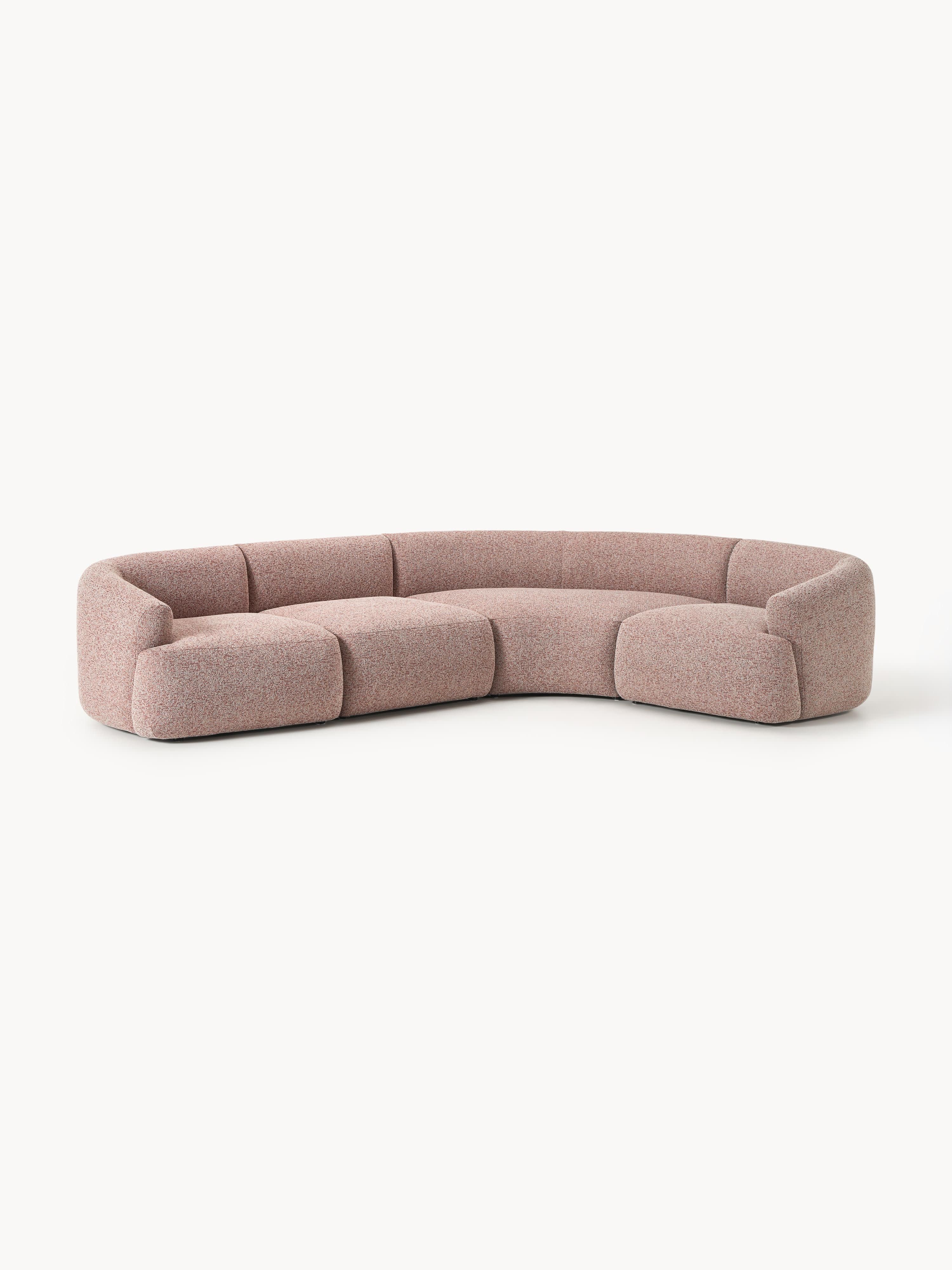 Sofia Modular Bouclé Corner Sofa (4-seater)