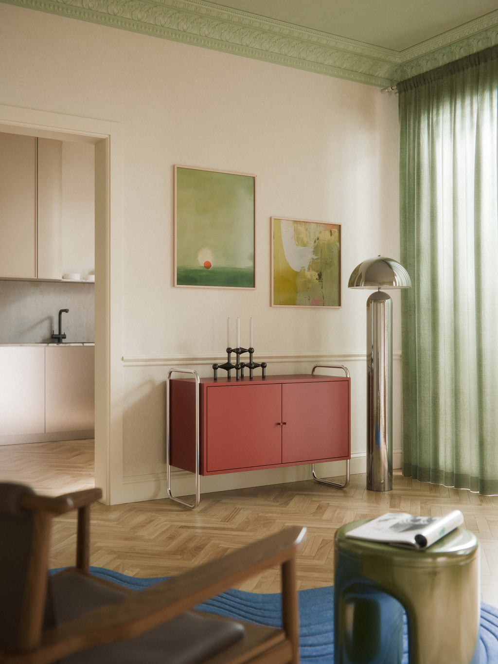 Robyn Metal Sideboard