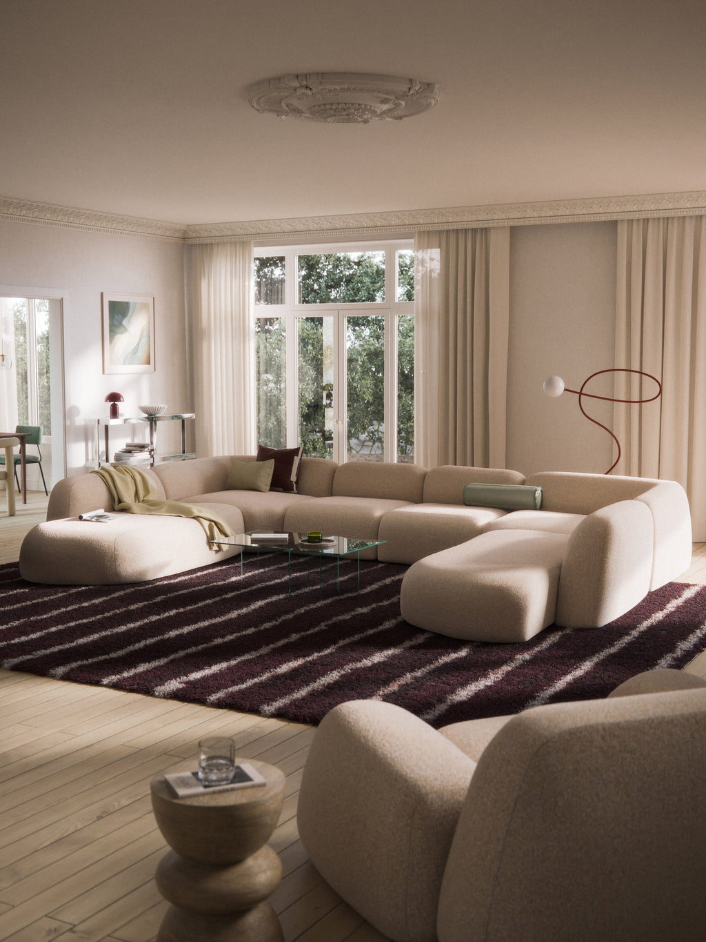 Wolke XL Modular Bouclé Sofa