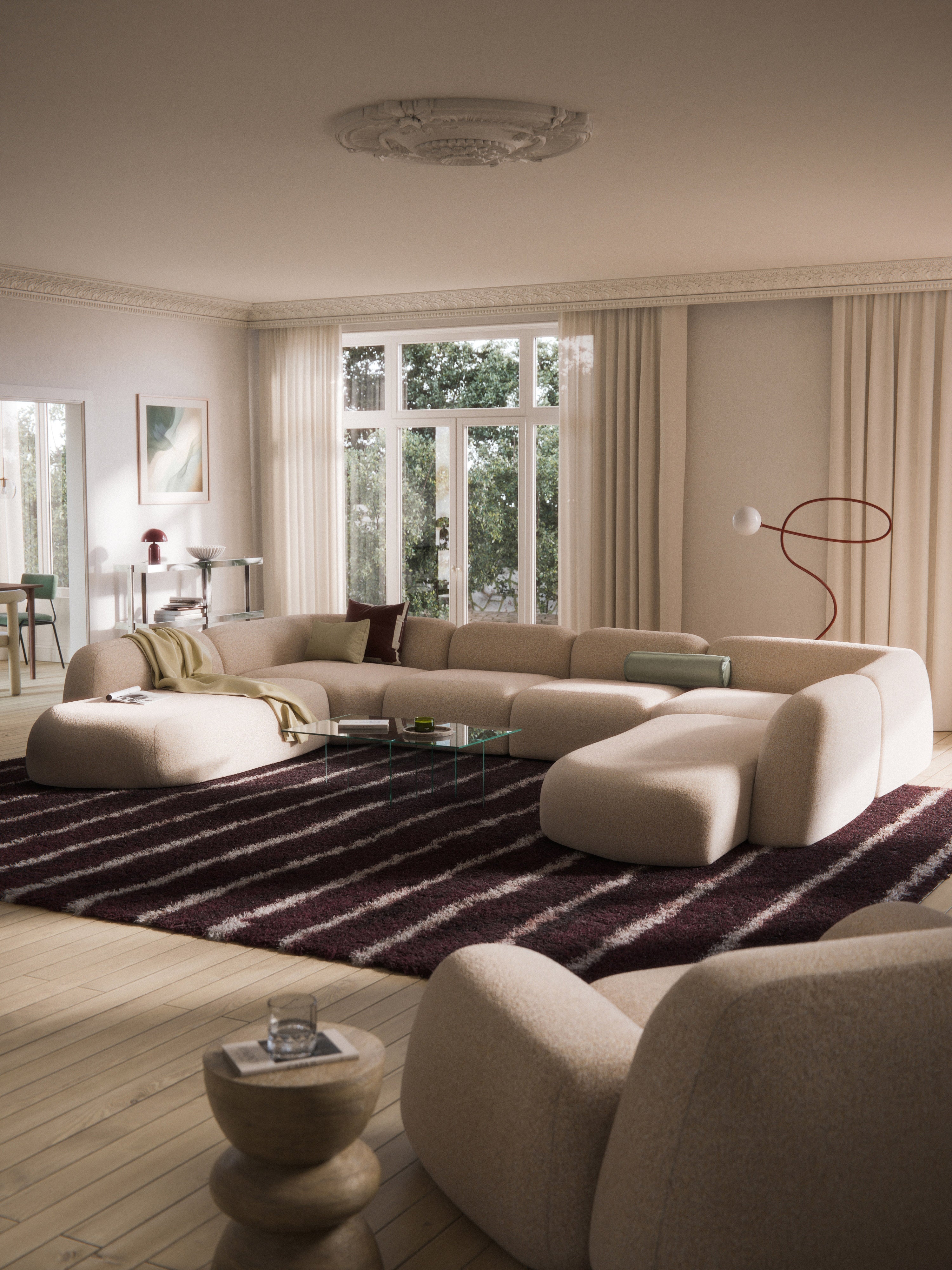 Wolke XL Modular Bouclé Sofa