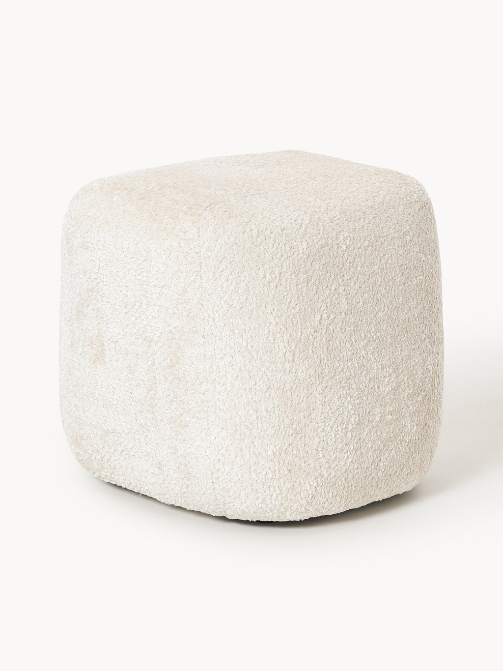 Gallery image 1 - High Teddy Bouclé Ottoman Wolke