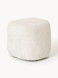 Gallery image 1 - High Teddy Bouclé Ottoman Wolke