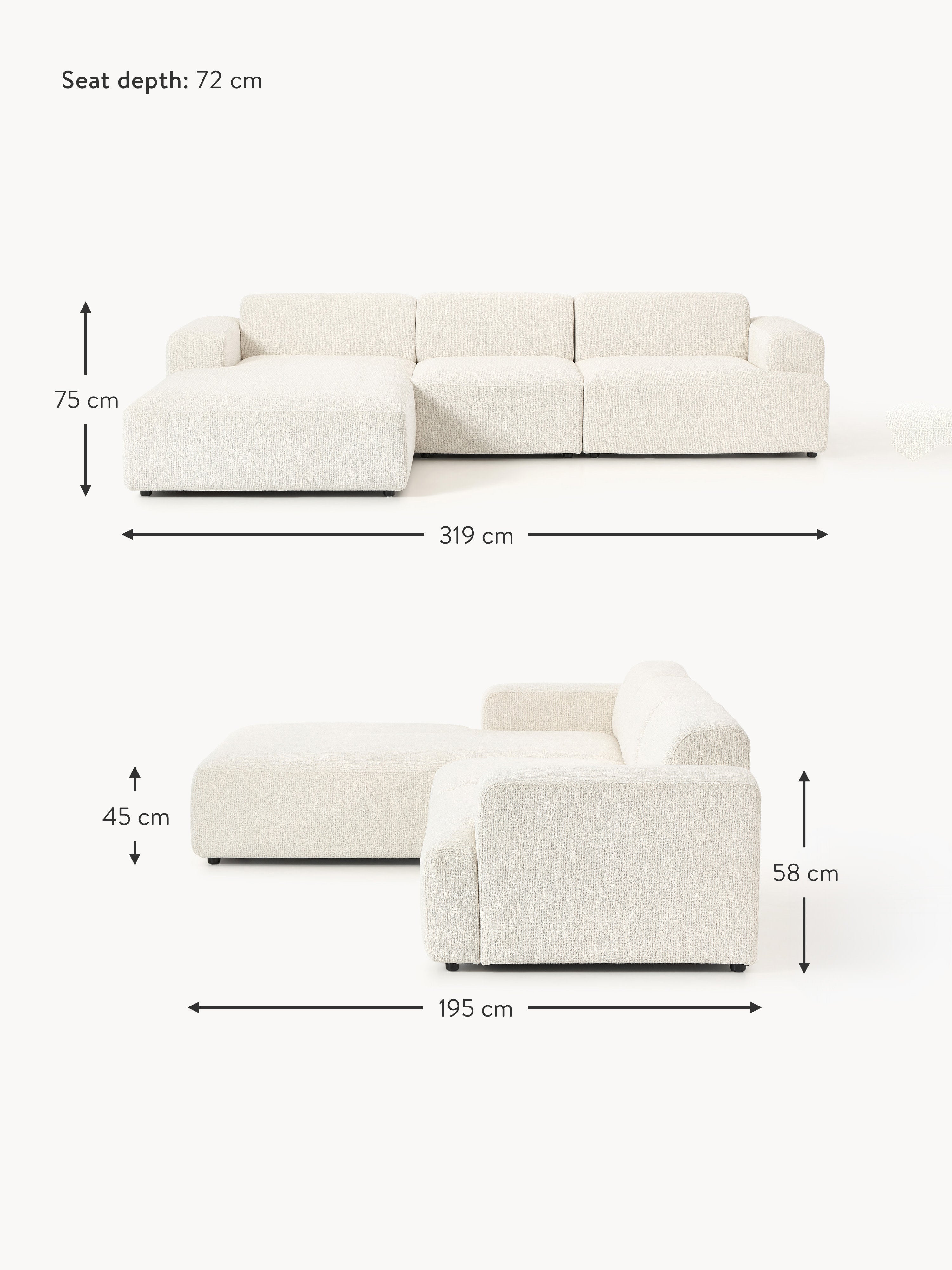 Melva Corner Sofa (4-seater)