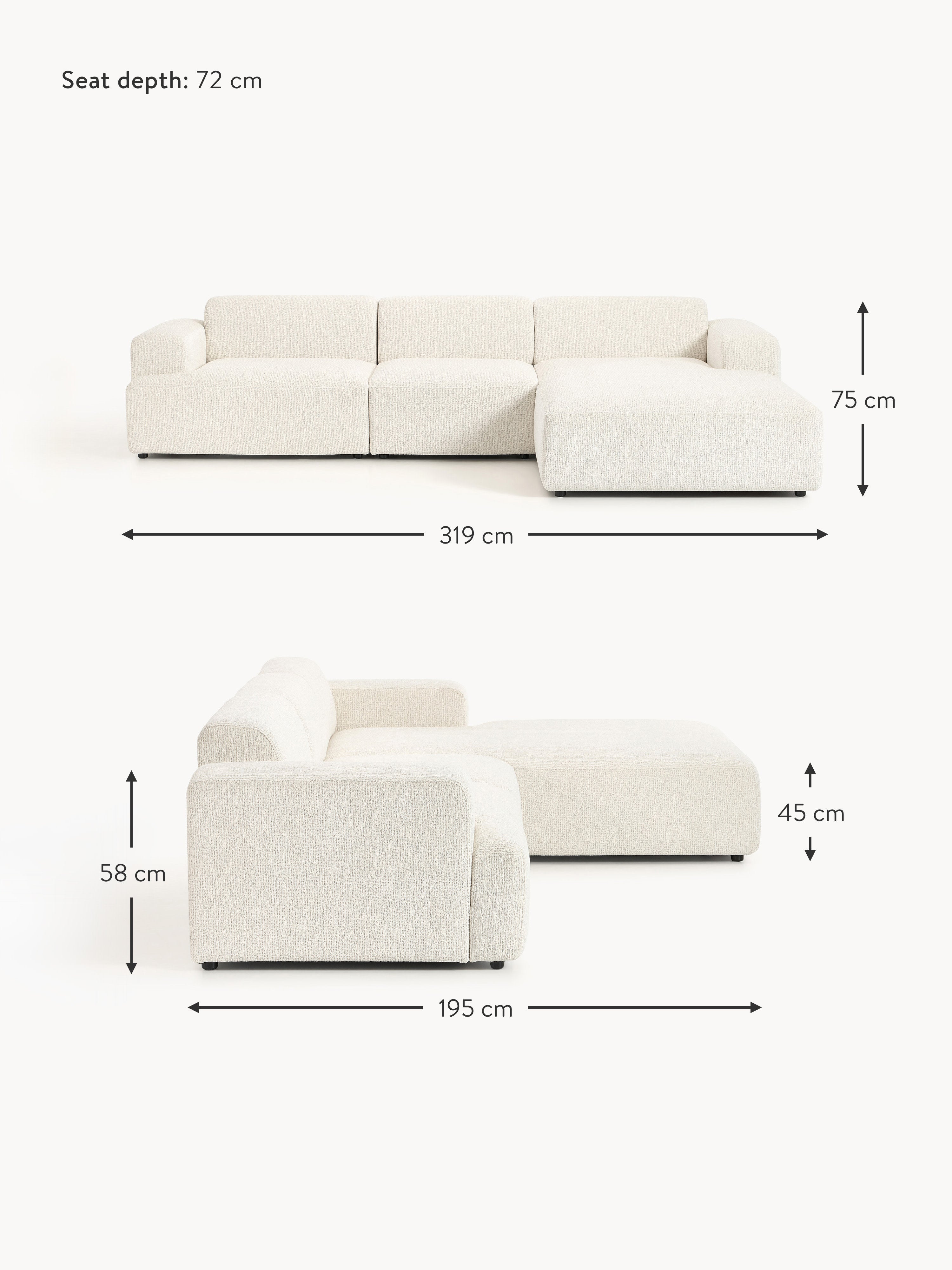 Melva Corner Sofa (4-seater)