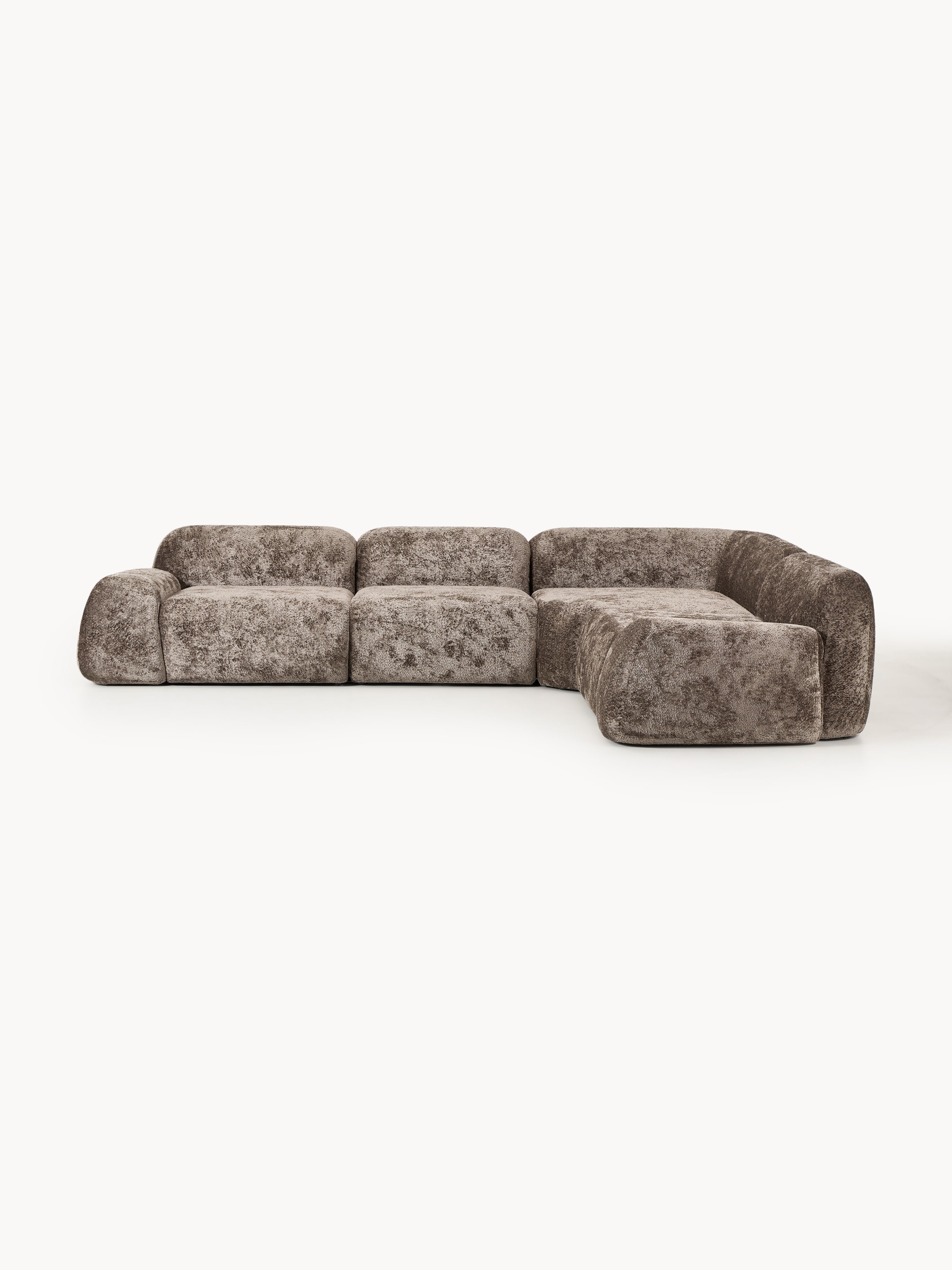 Gallery image 1 - Modular Teddy Bouclé Corner Sofa Wolke (4-seater)