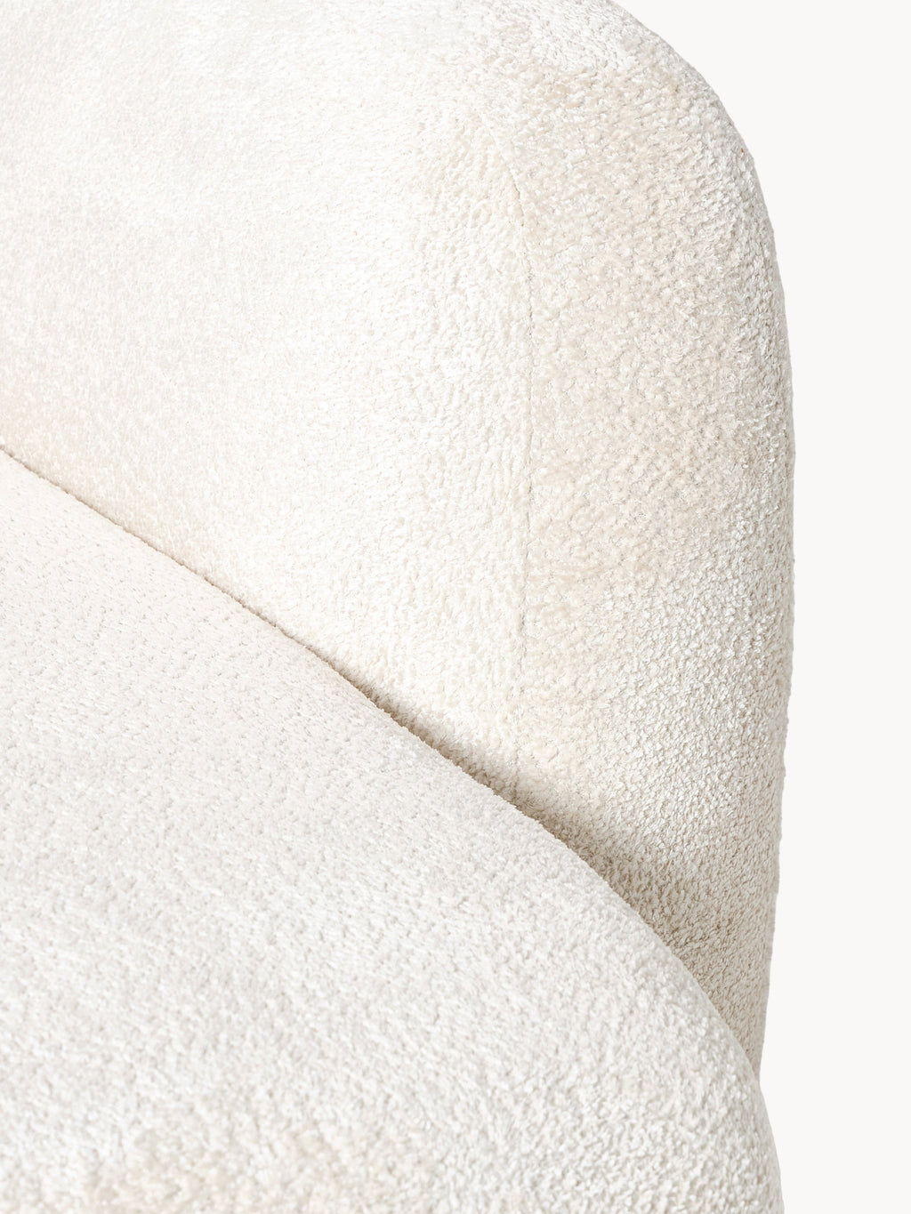 Wolke XL Modular Teddy Bouclé Corner Sofa with Chaise Ends
