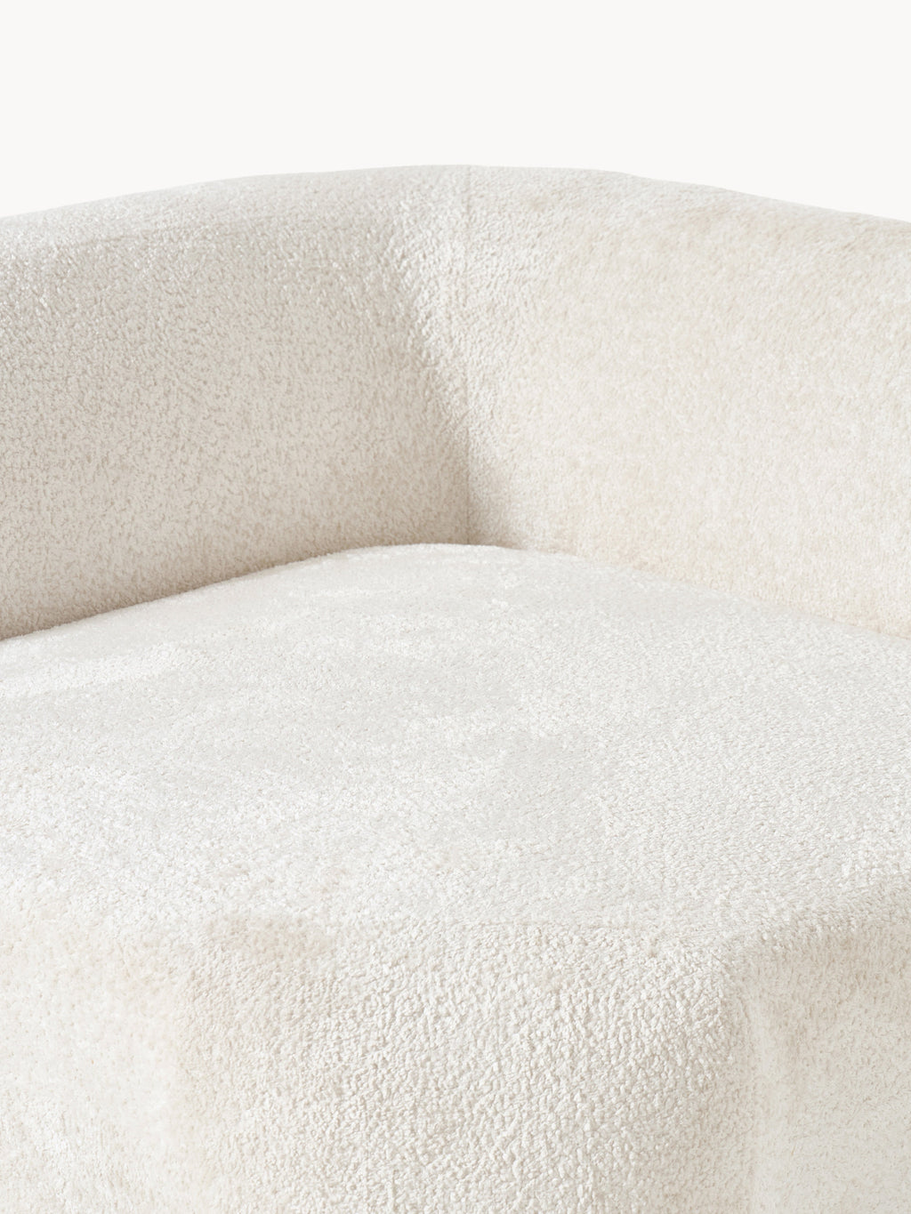 Wolke XL Modular Teddy Bouclé Corner Sofa with Chaise Ends