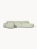 Gallery image 1 - Modular Bouclé Corner Sofa Wolke (4-seater) with Chaise End