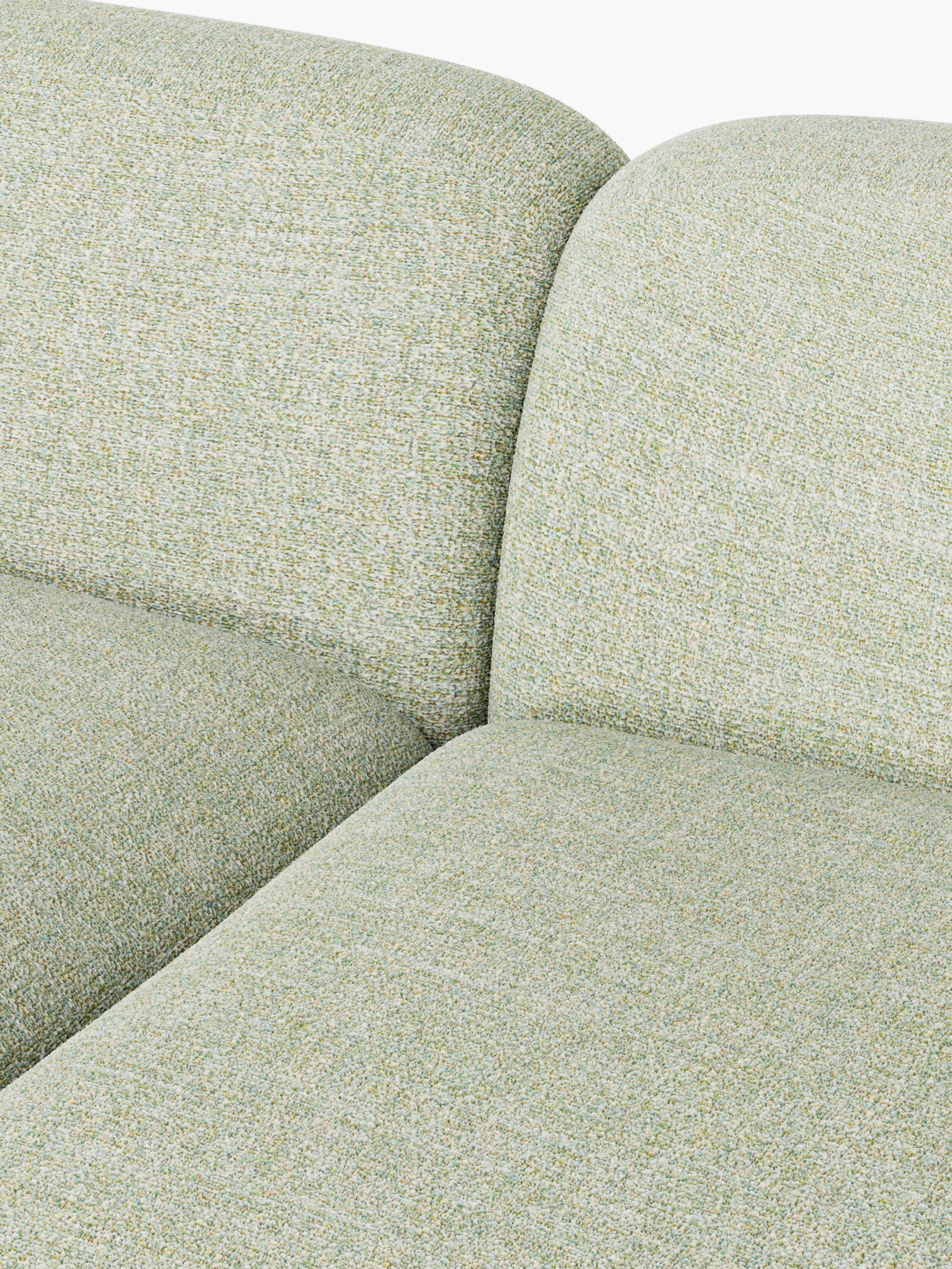 Wolke Modular Bouclé Corner Sofa (4-seater) with Chaise End