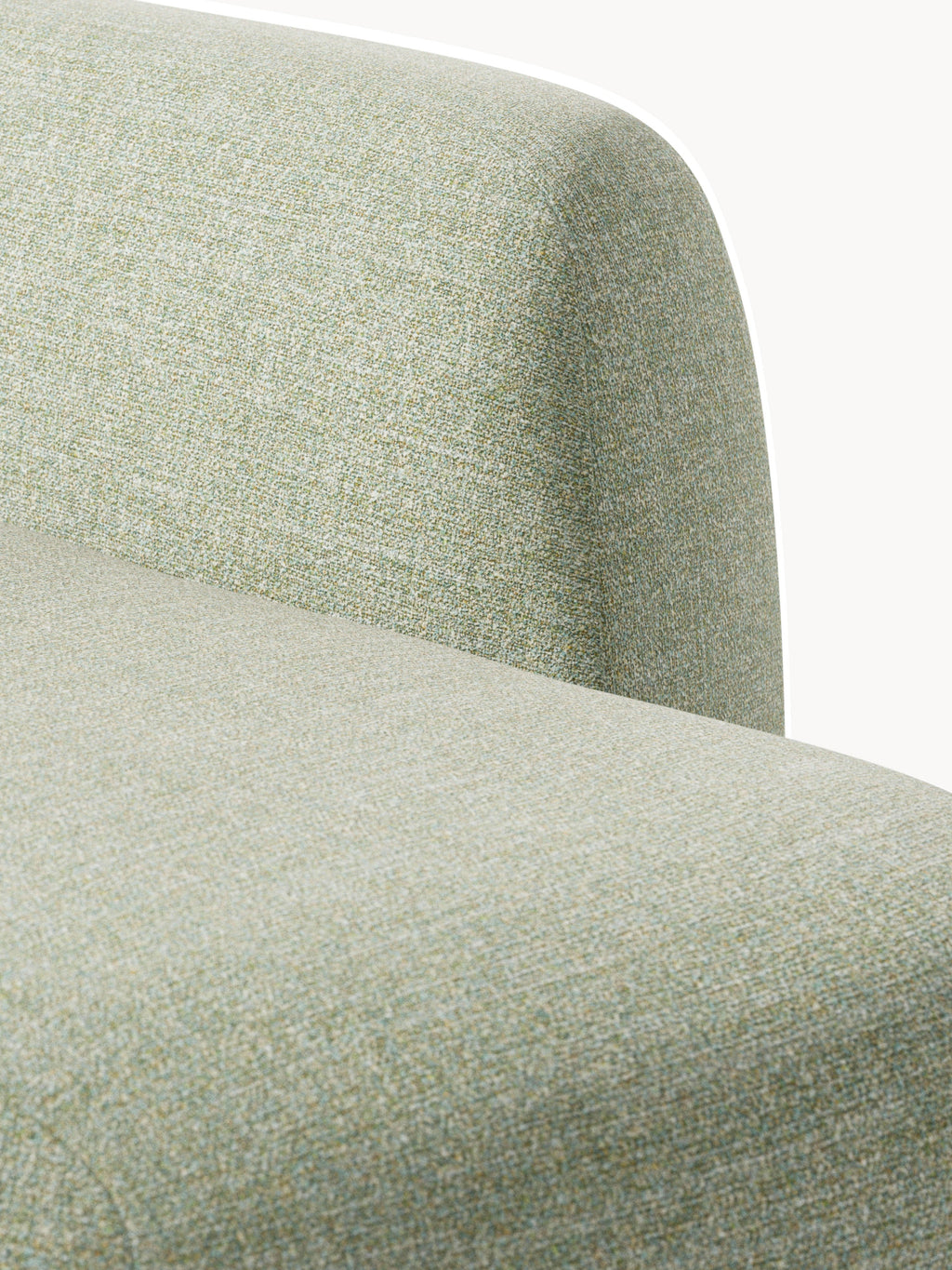 Wolke Modular Bouclé Corner Sofa (4-seater) with Chaise End