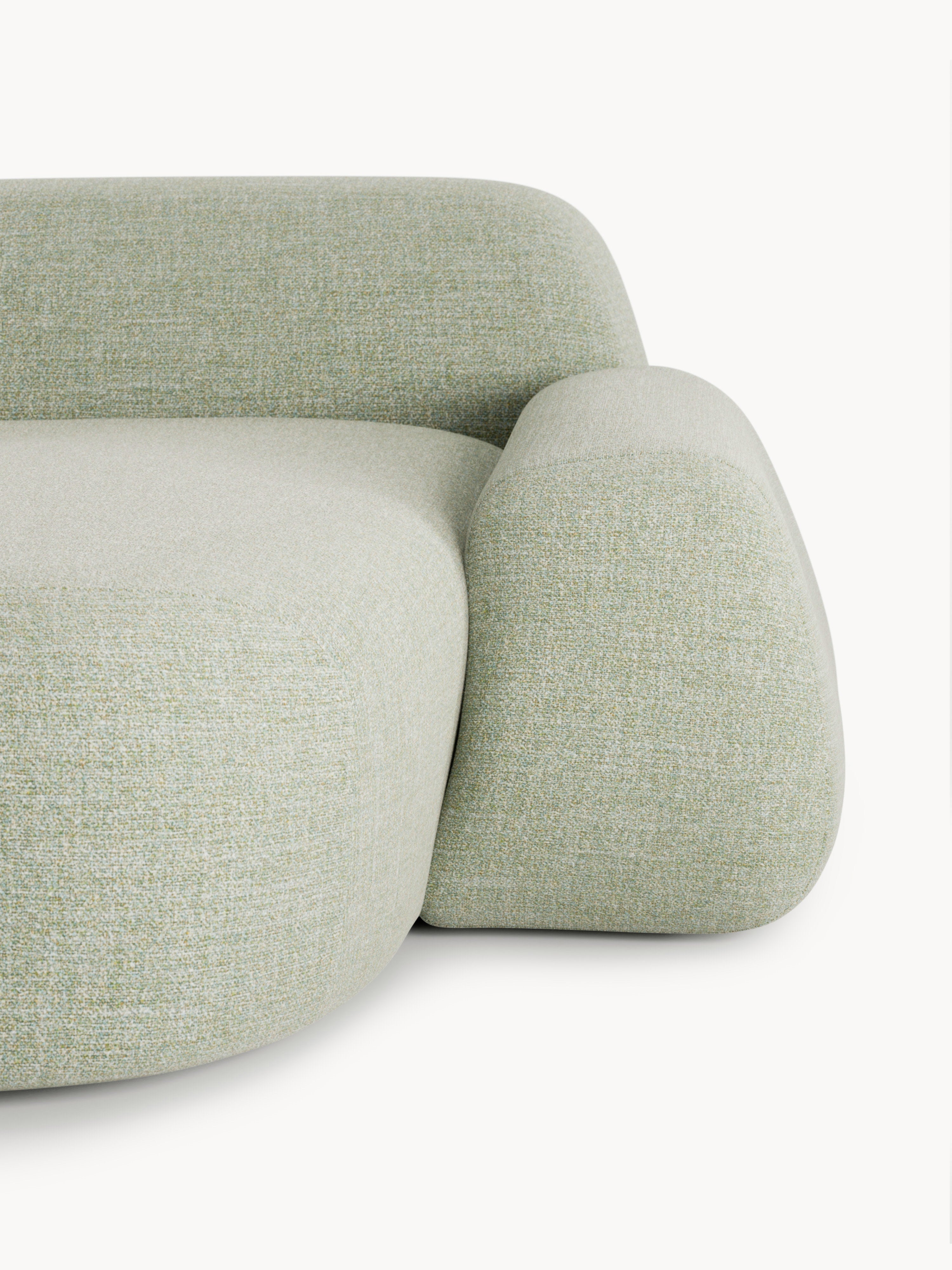 Wolke Modular Bouclé Corner Sofa (4-seater) with Chaise End