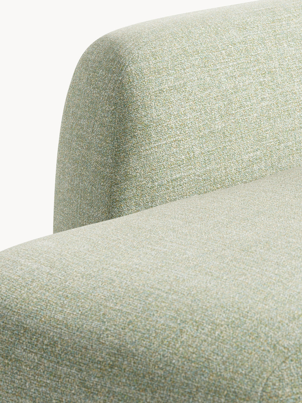 Wolke Modular Bouclé Corner Sofa (4-seater) with Chaise End