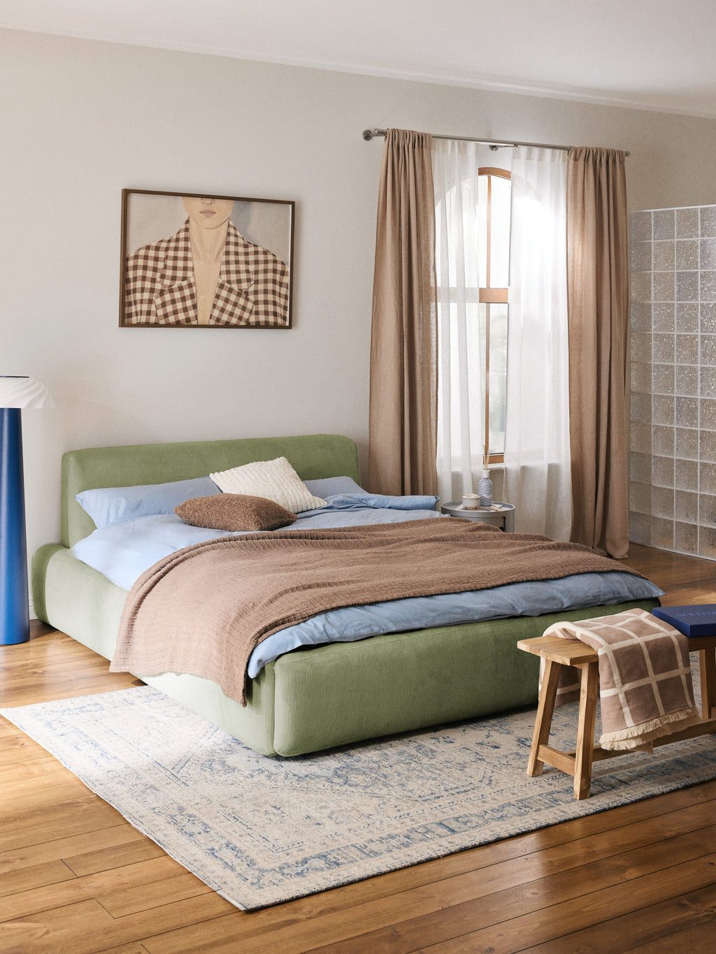 Melva Upholstered Bed with Storage