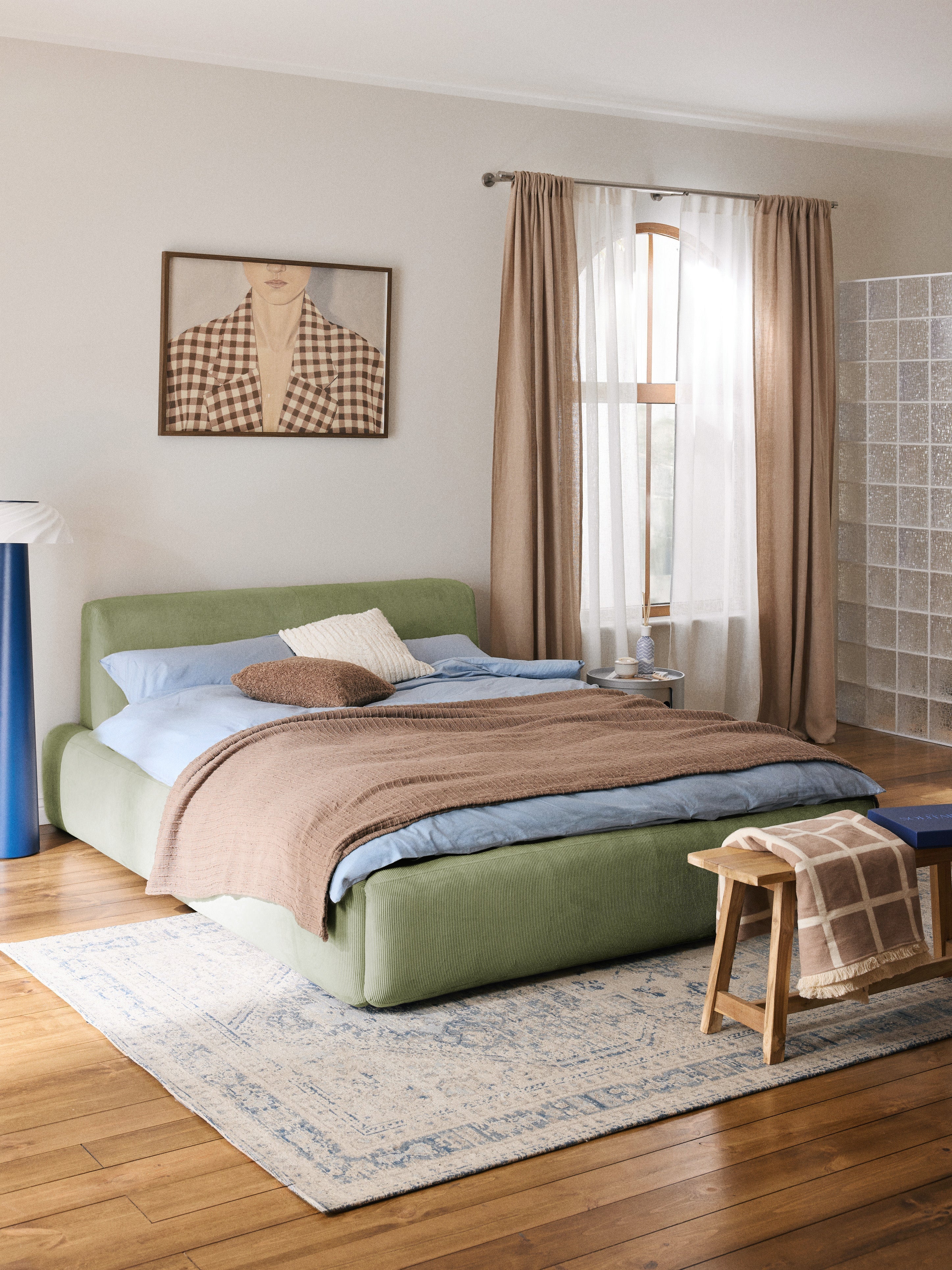 Melva Upholstered Bed with Storage