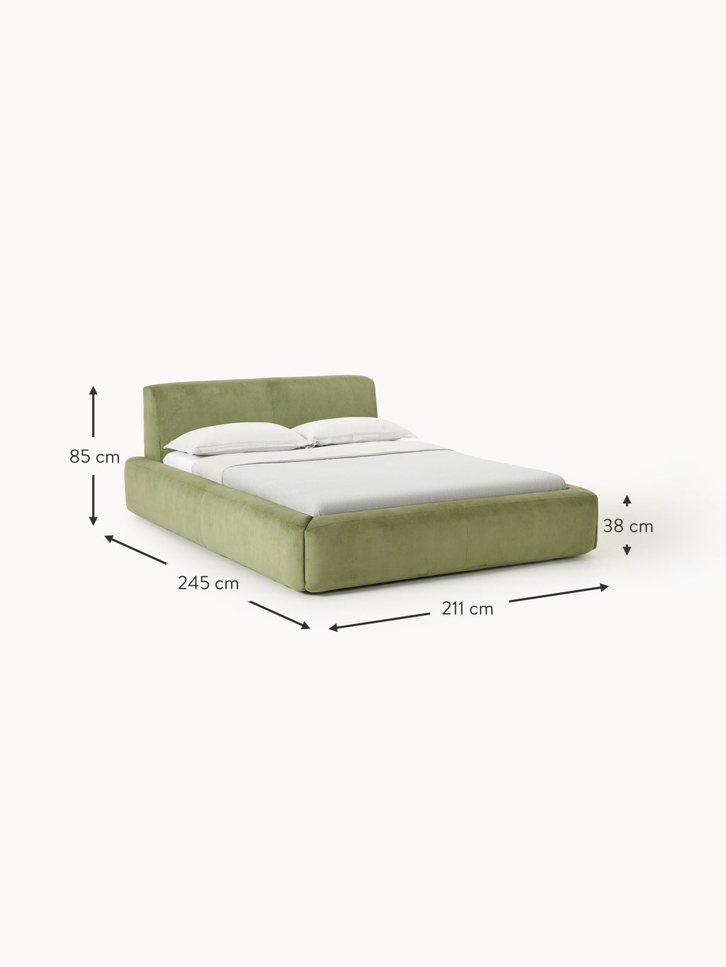 Melva Upholstered Bed with Storage