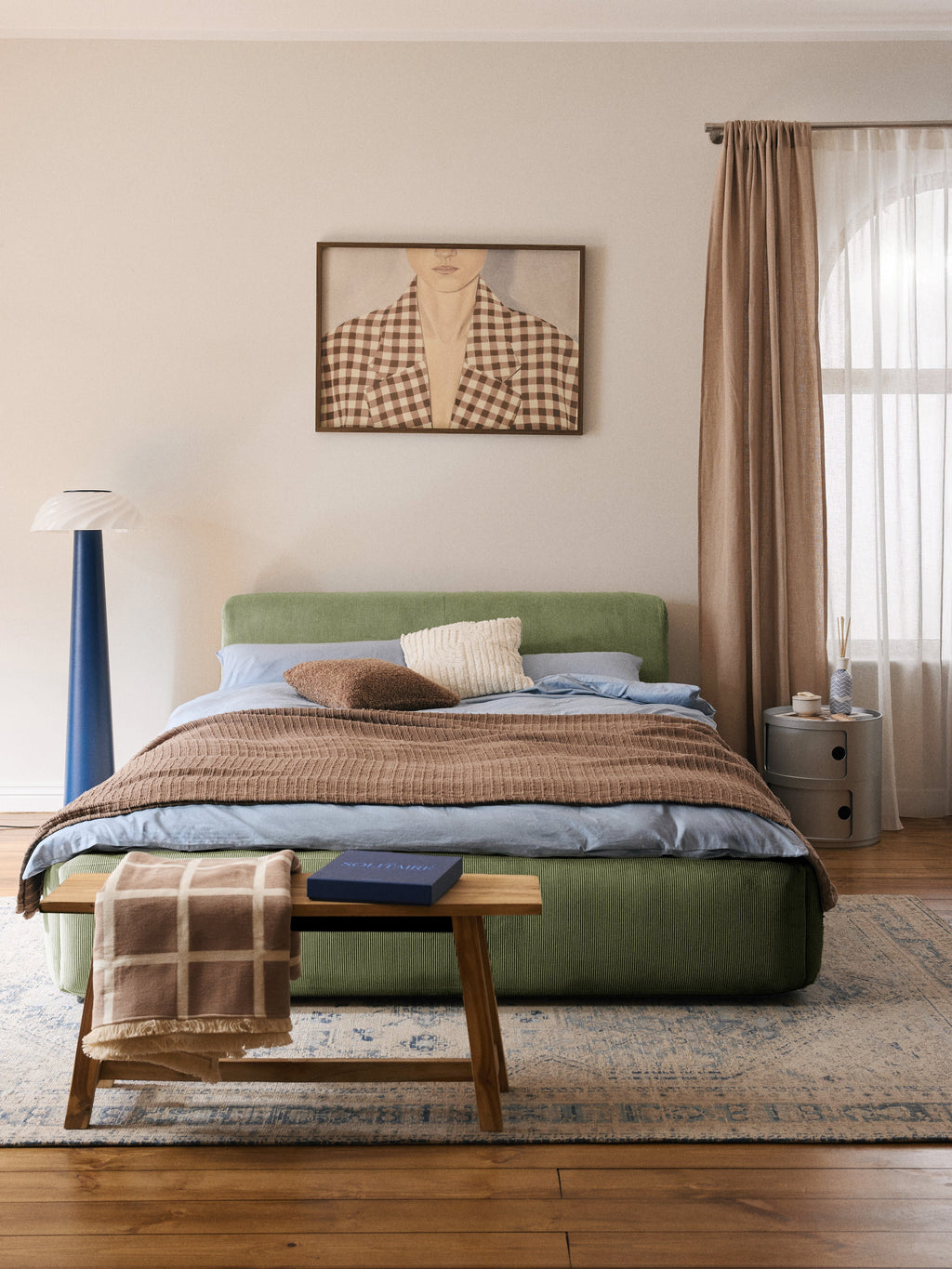 Melva Upholstered Bed with Storage