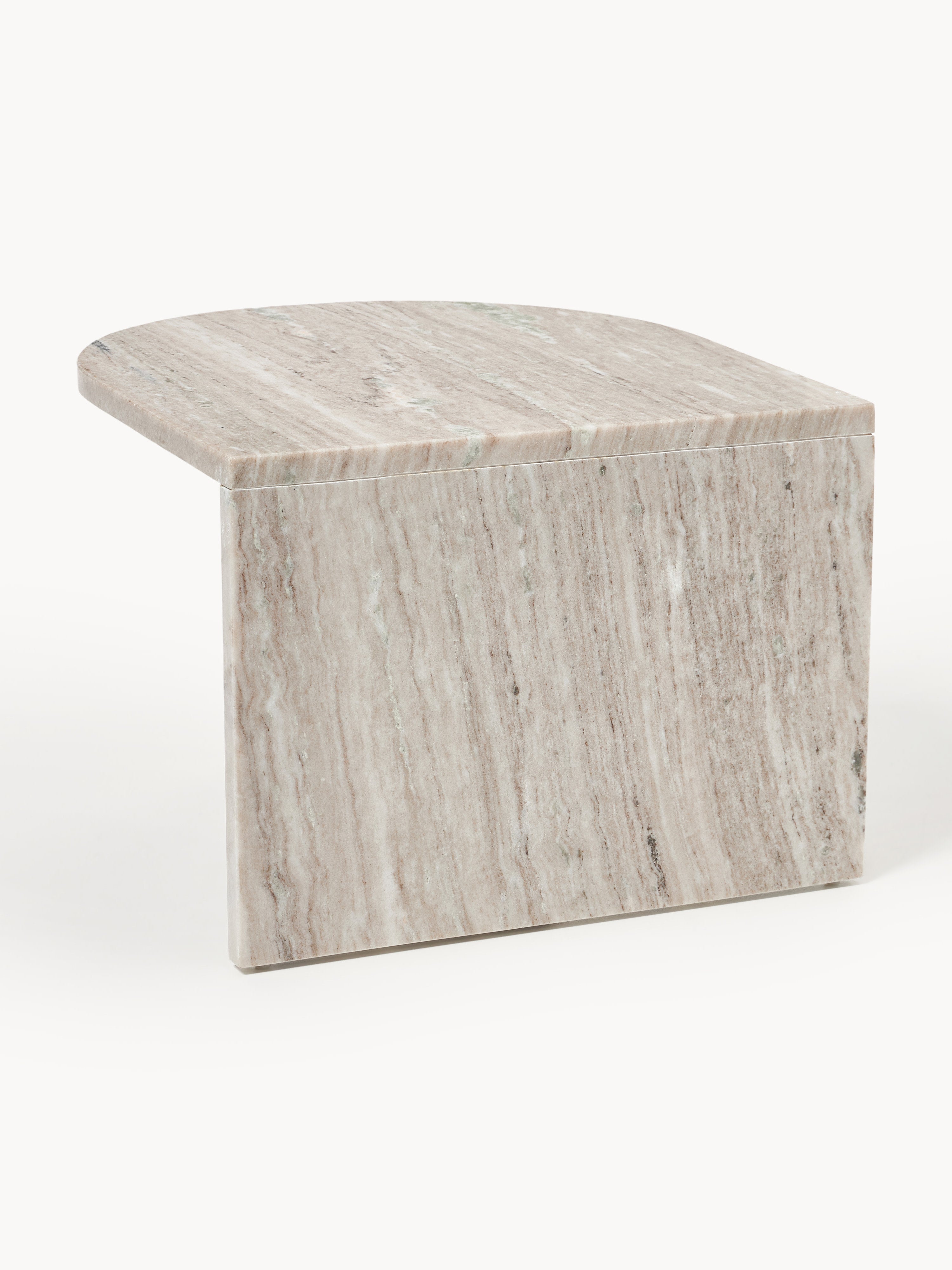 Leander Oval Marble Coffee Table