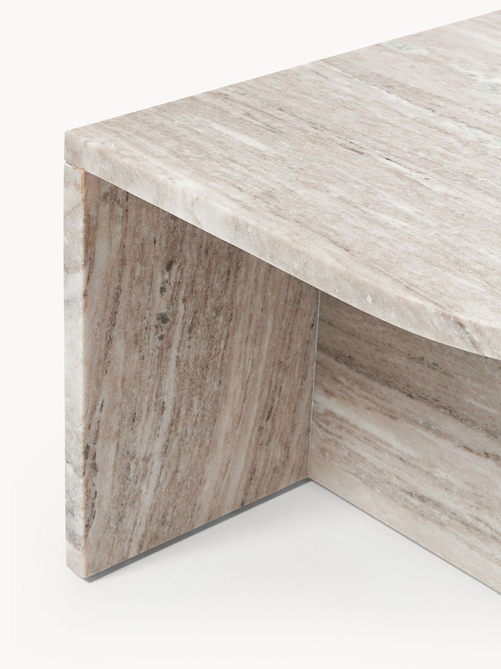 Leander Oval Marble Coffee Table