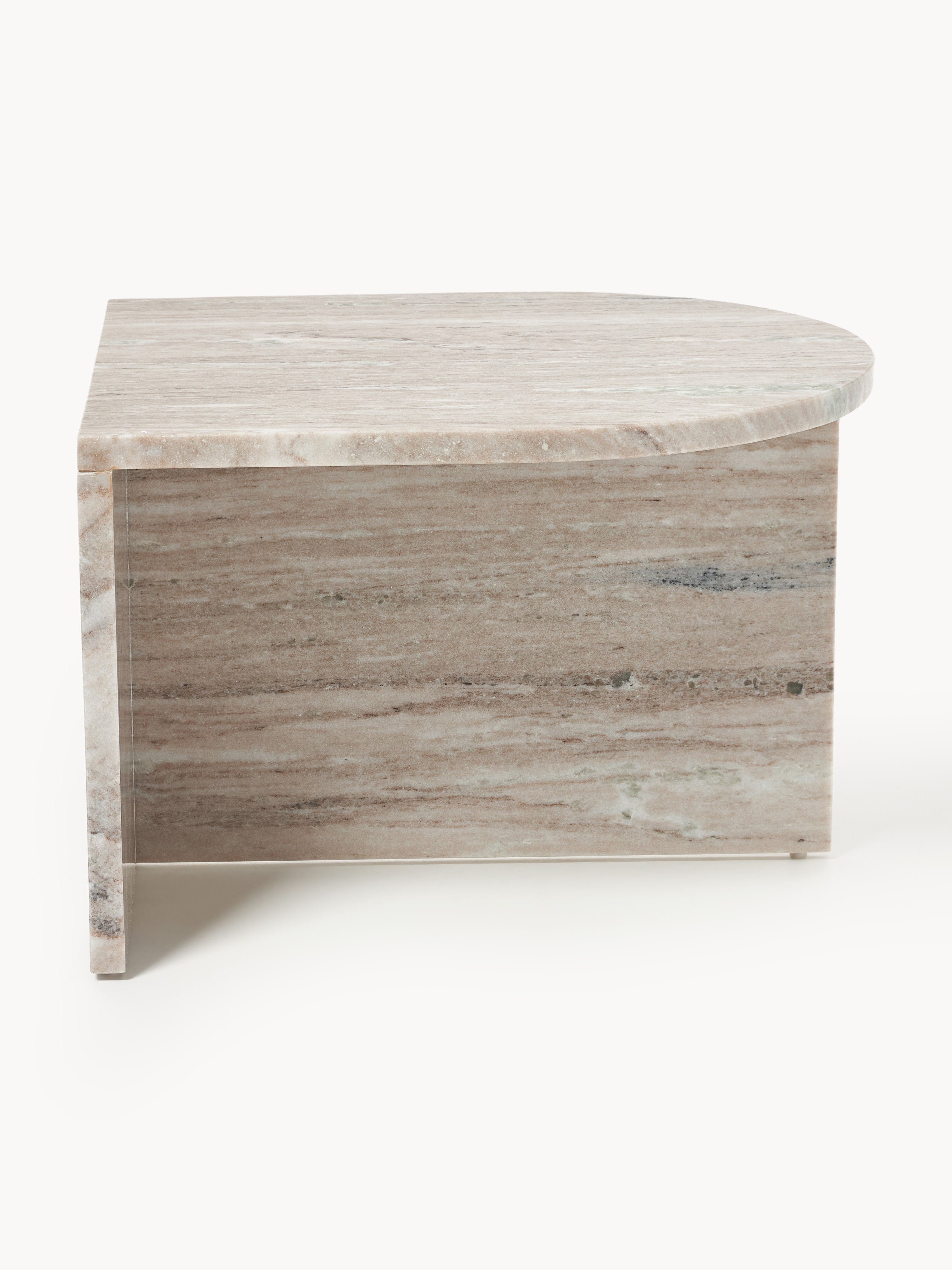 Leander Oval Marble Coffee Table
