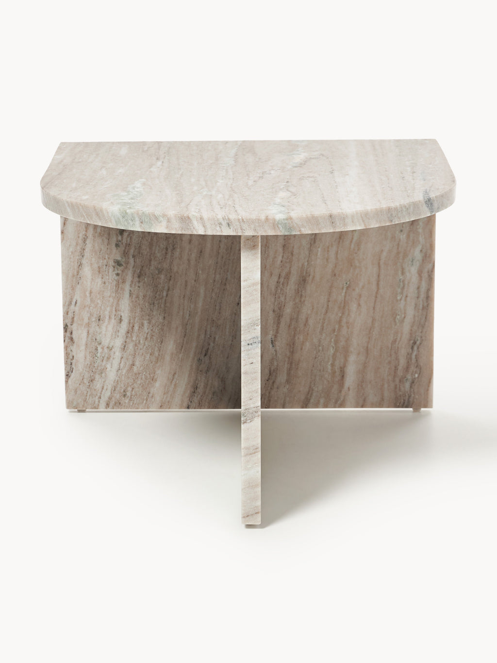Leander Oval Marble Coffee Table