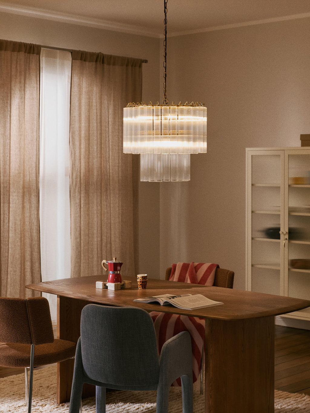 Janae Glass Chandelier