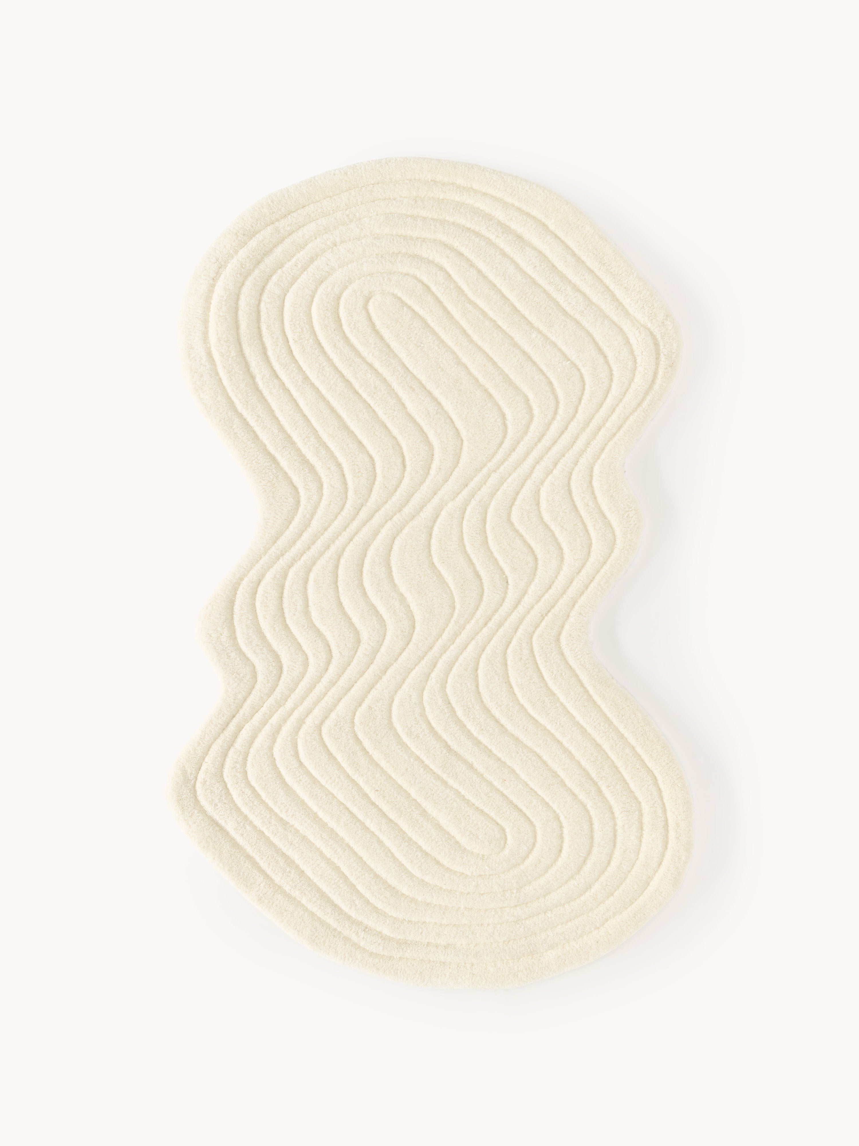 Gallery image 1 - Organic-Shaped Hand-Tufted Wool Rug Aliza