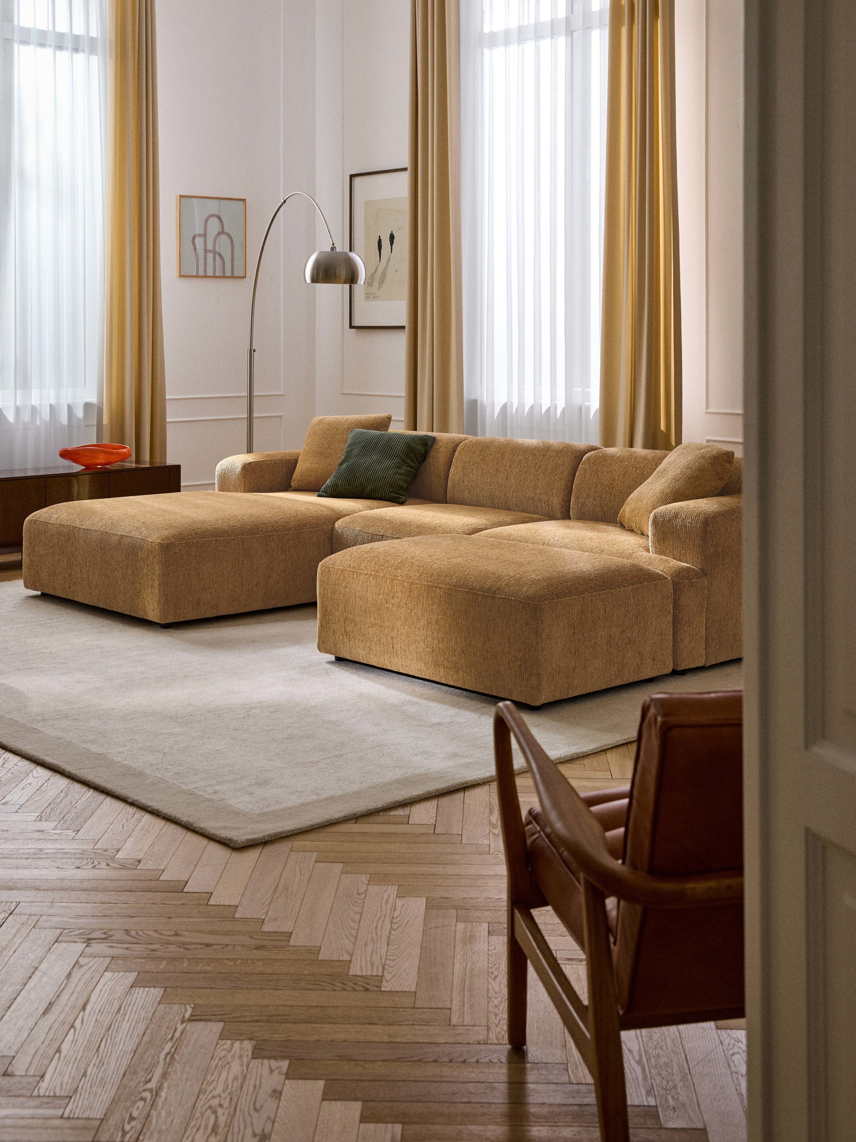 Melva XL Ottoman, W 116 x D 72 cm