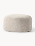 Gallery image 1 - Oval Bouclé Ottoman Wolke
