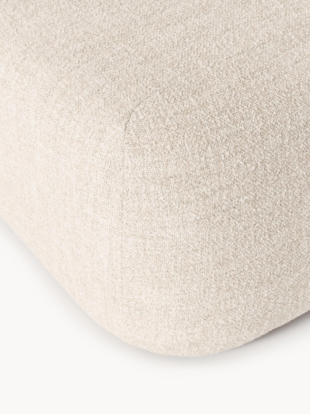Wolke Oval Bouclé Ottoman