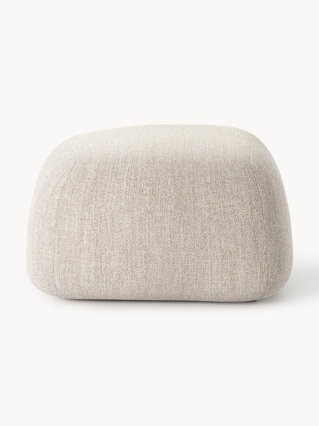 Wolke Oval Bouclé Ottoman