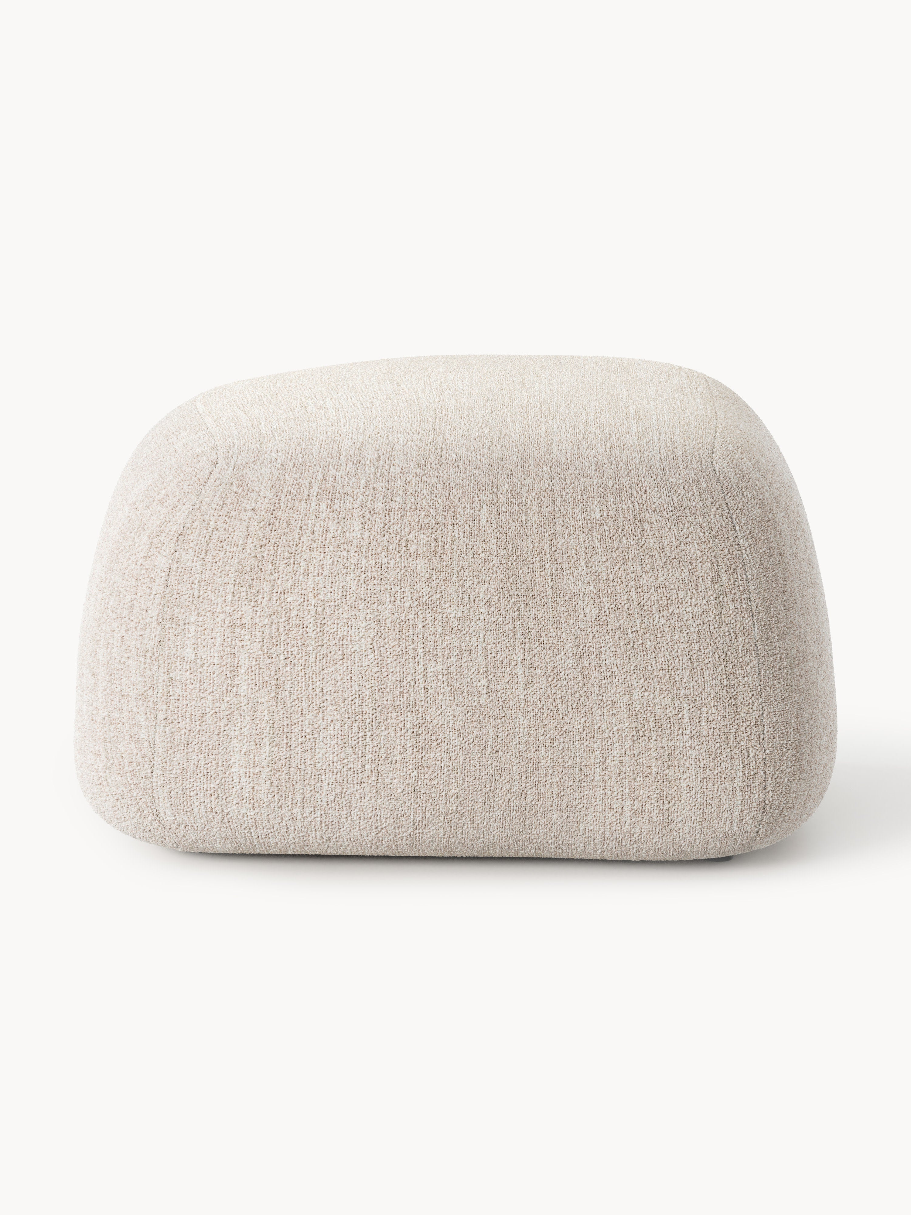 Wolke Oval Bouclé Ottoman