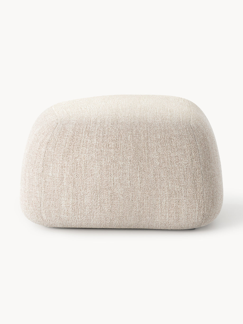 Wolke Oval Bouclé Ottoman