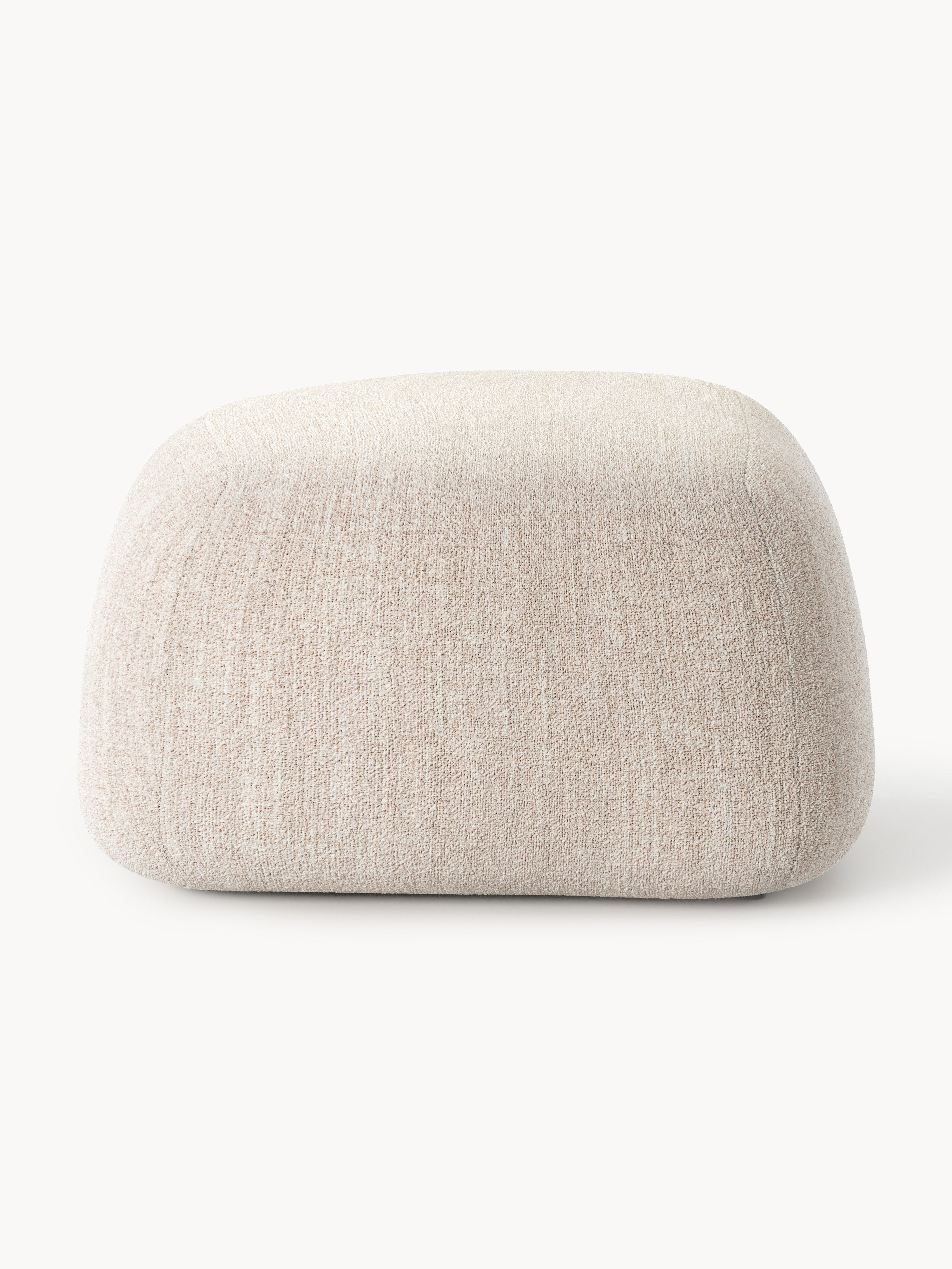 Wolke Oval Bouclé Ottoman