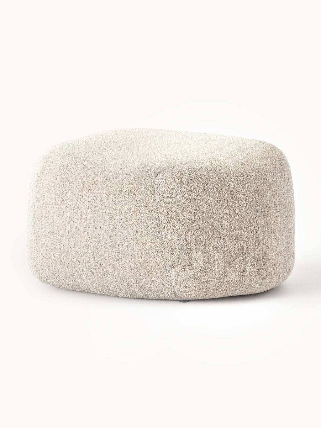 Wolke Oval Bouclé Ottoman