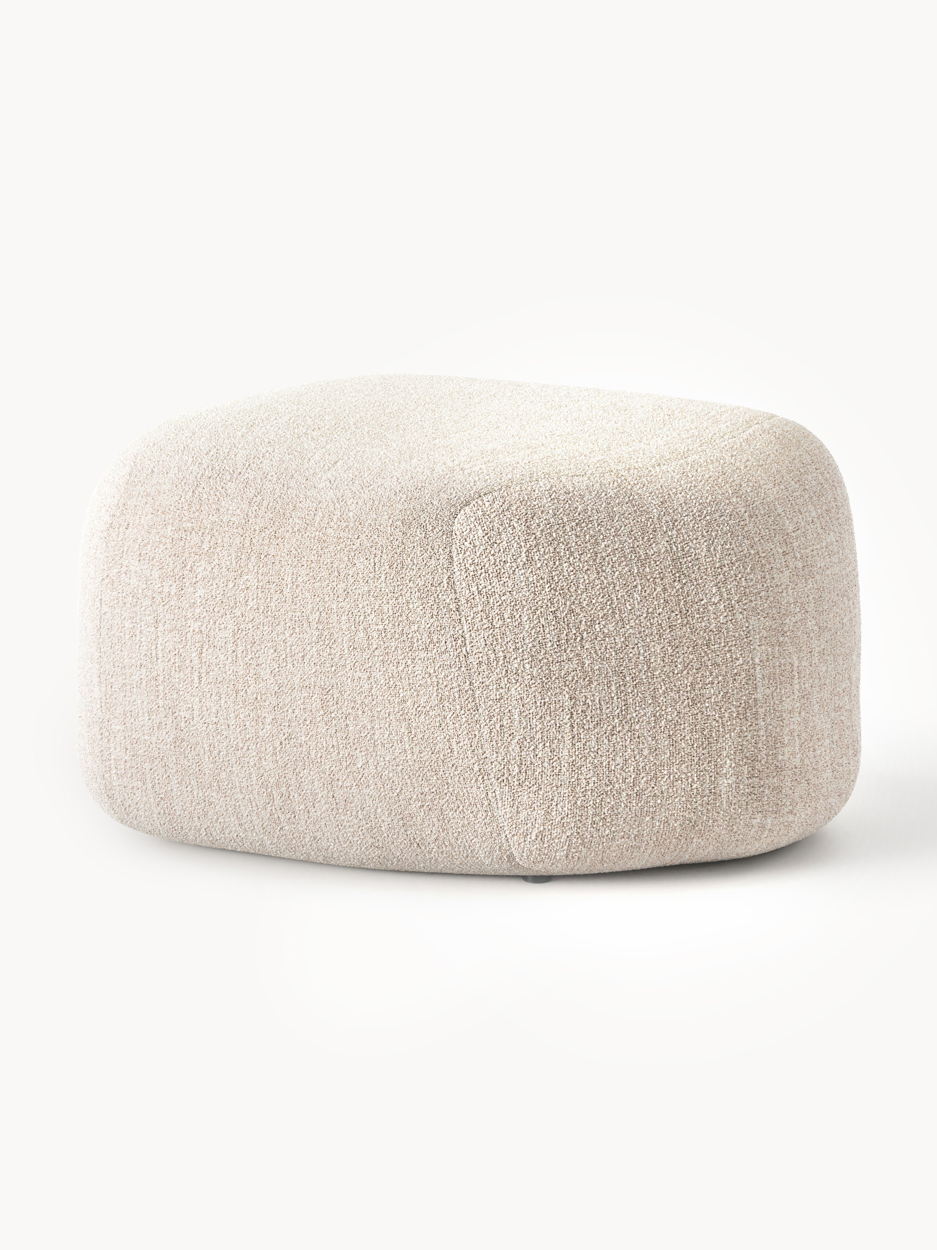Wolke Oval Bouclé Ottoman
