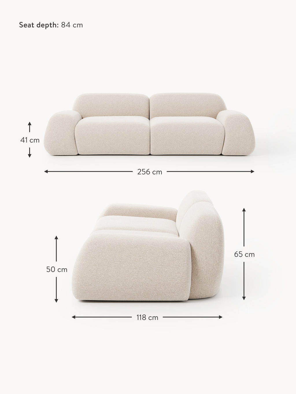 Wolke Modular Sofa (3-seater)