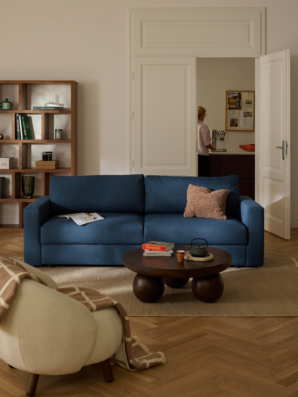 Tasha Bouclé Sofa Bed (3-seater)