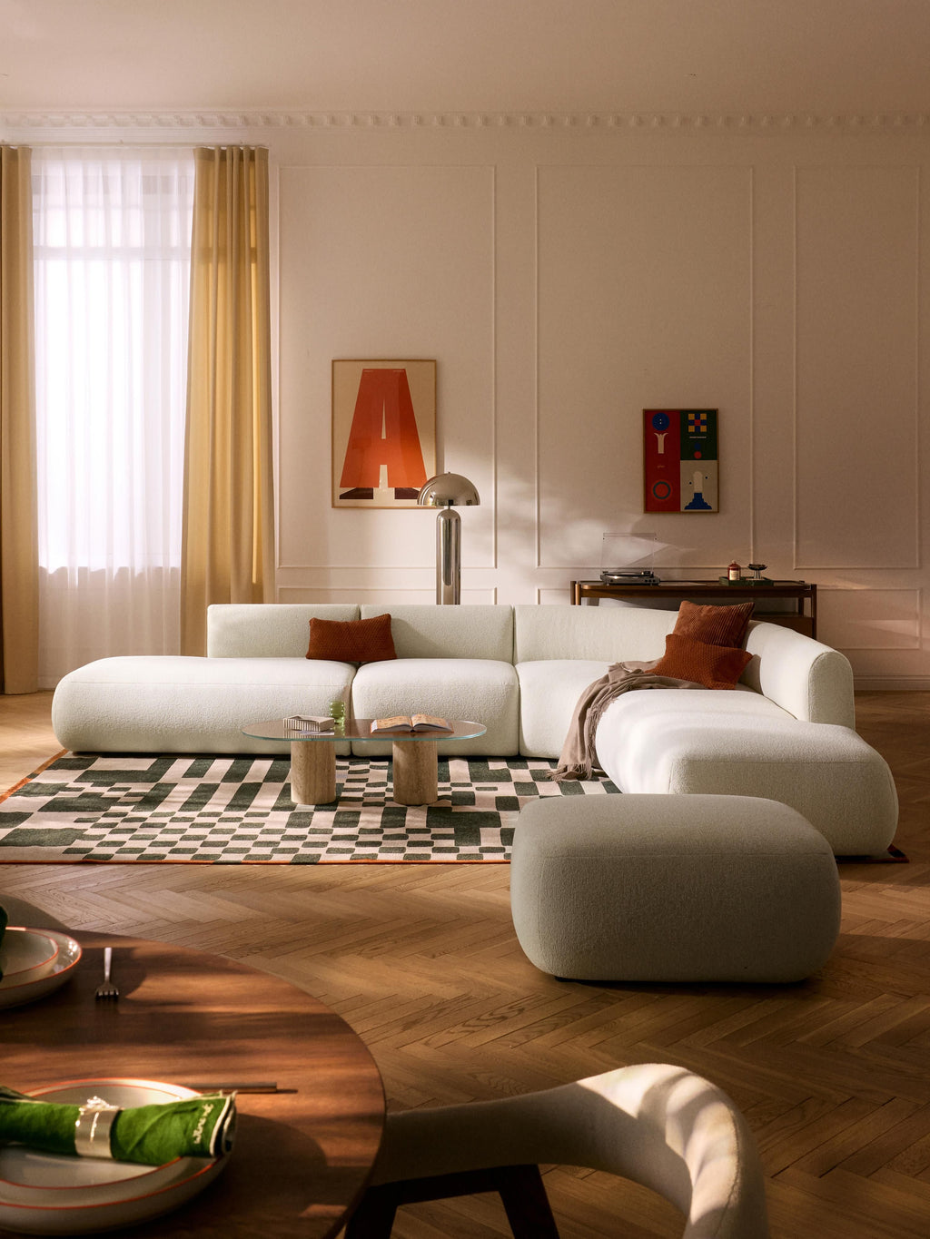 Sofia XL Modular Bouclé Corner Sofa
