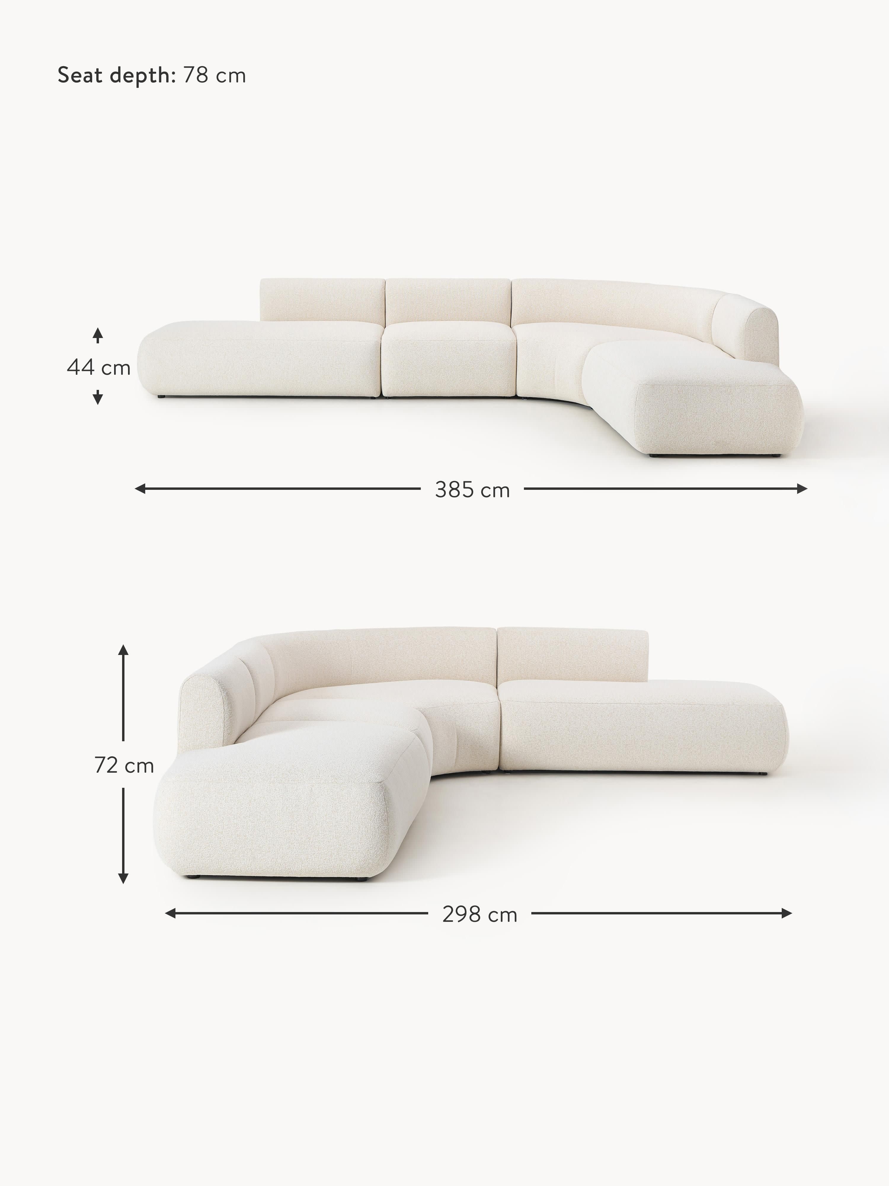 Sofia XL Modular Bouclé Corner Sofa