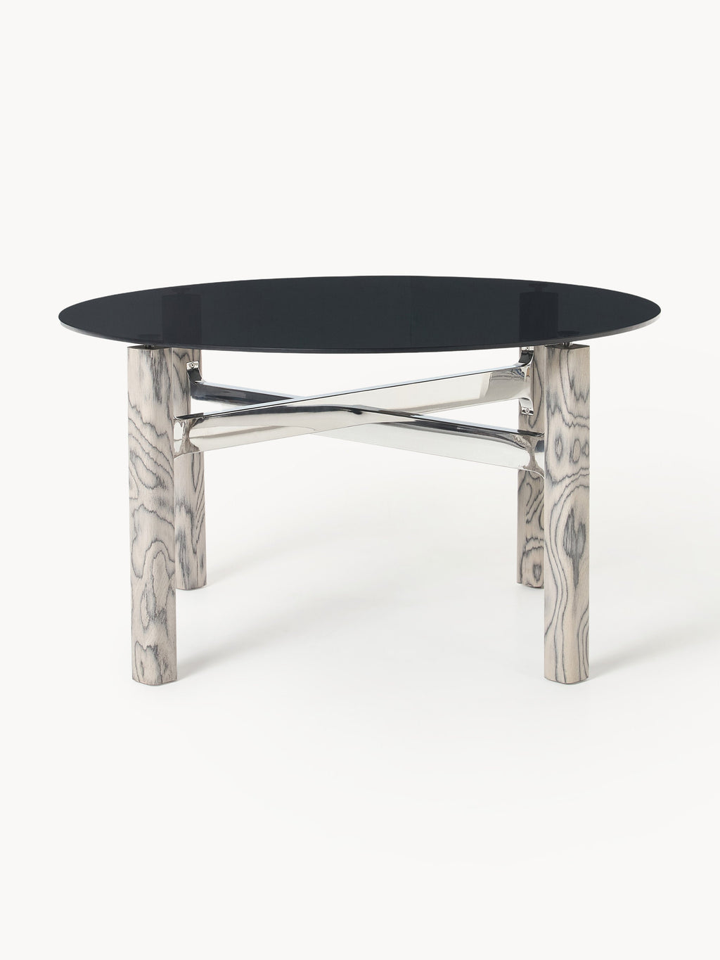 Sam Dining Table with Glass Top, in various sizes