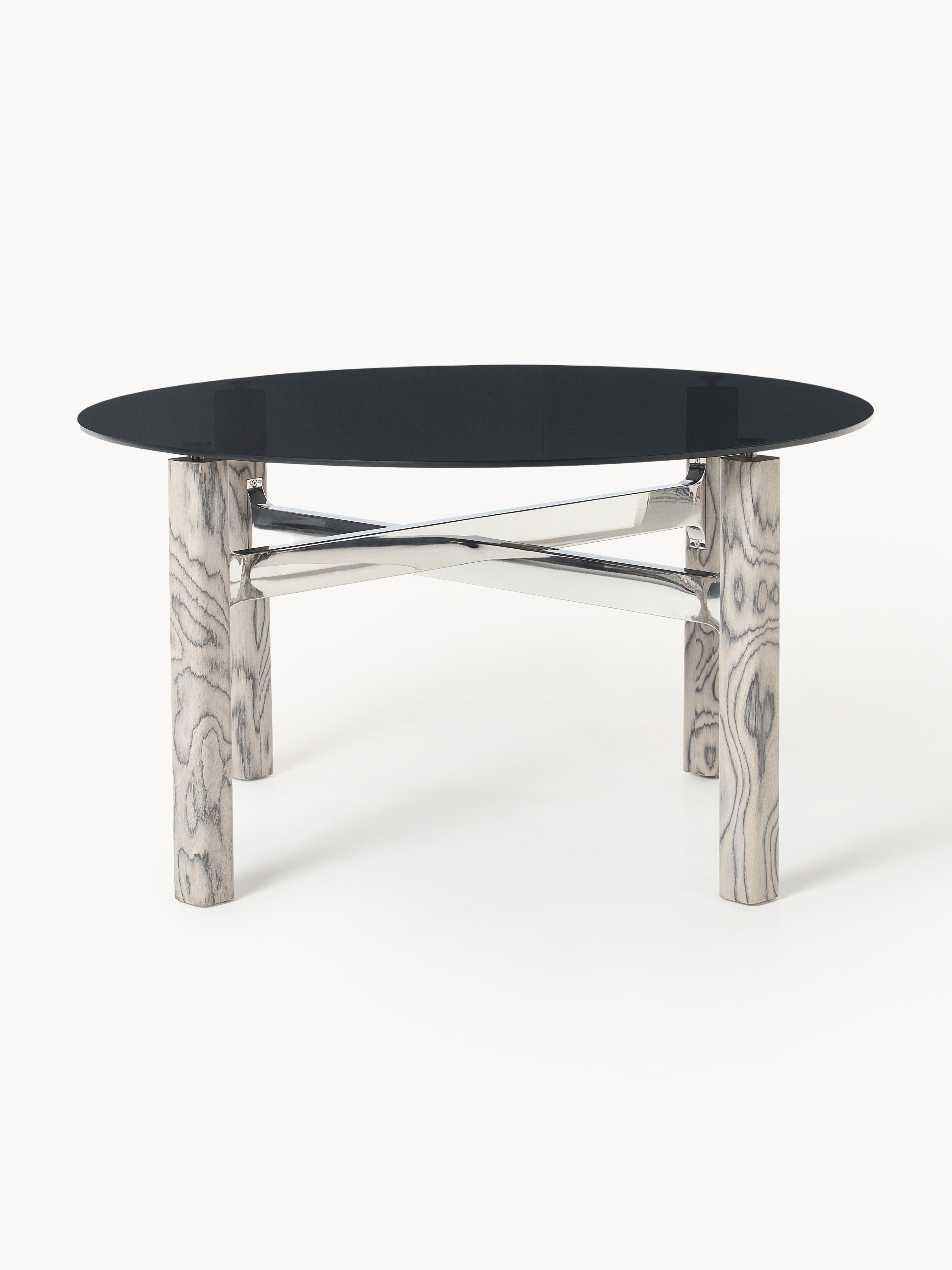 Sam Dining Table with Glass Top, in various sizes