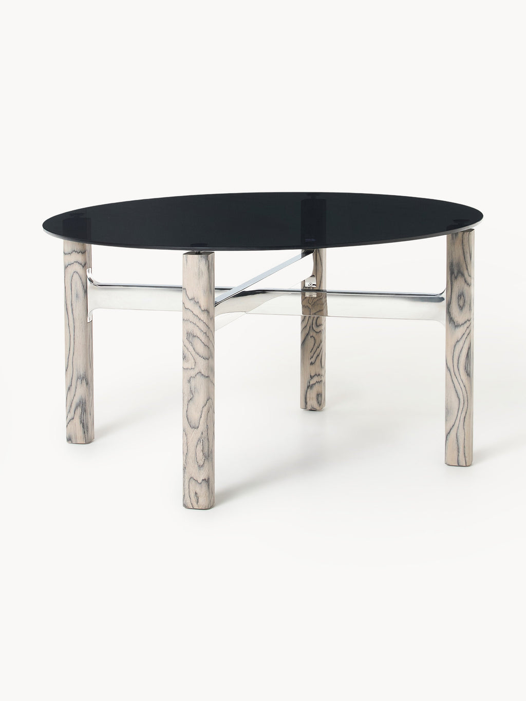 Gallery image 1 - Dining Table Sam with Glass Top, in various sizes