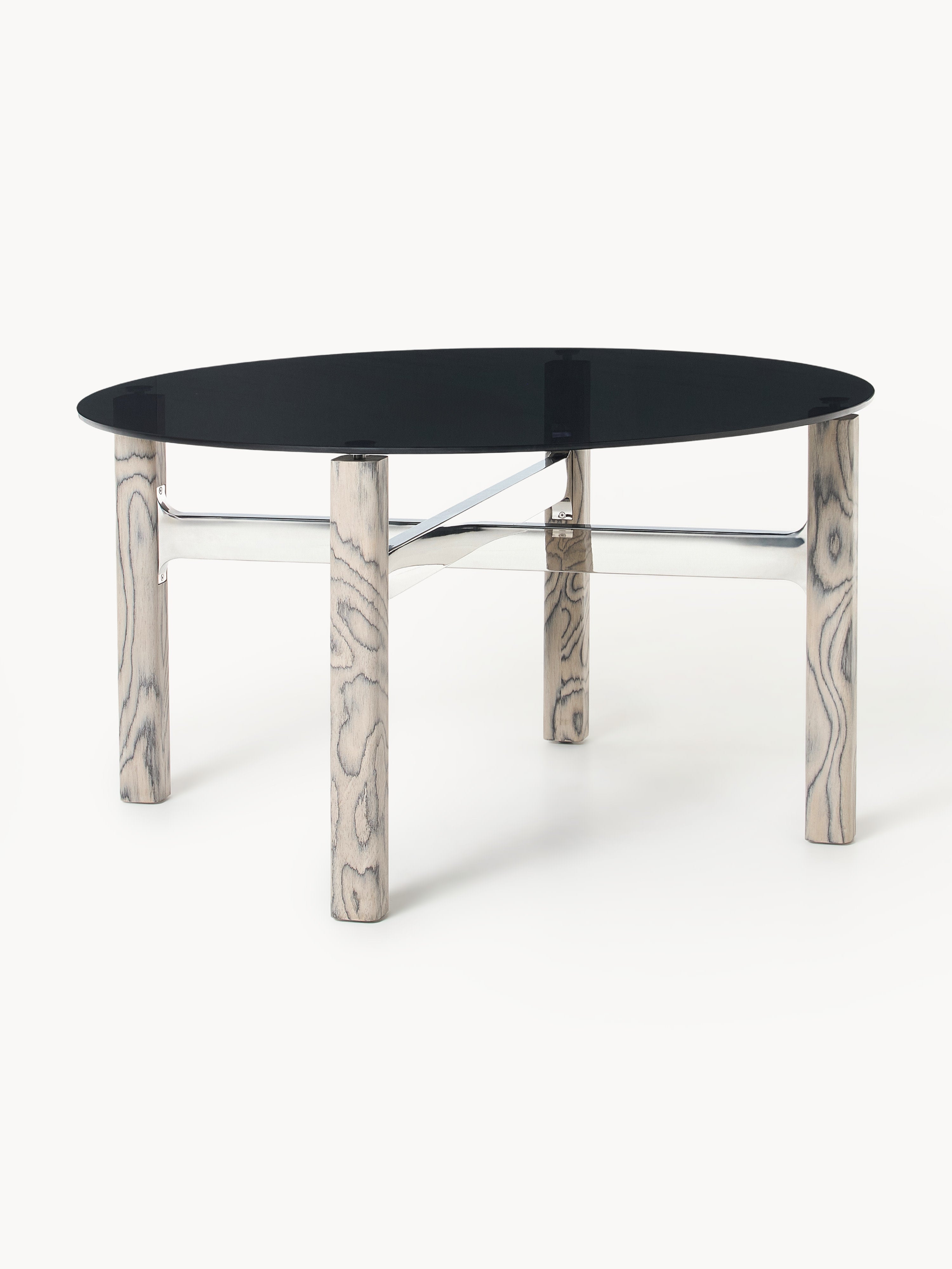 Gallery image 1 - Dining Table Sam with Glass Top, in various sizes