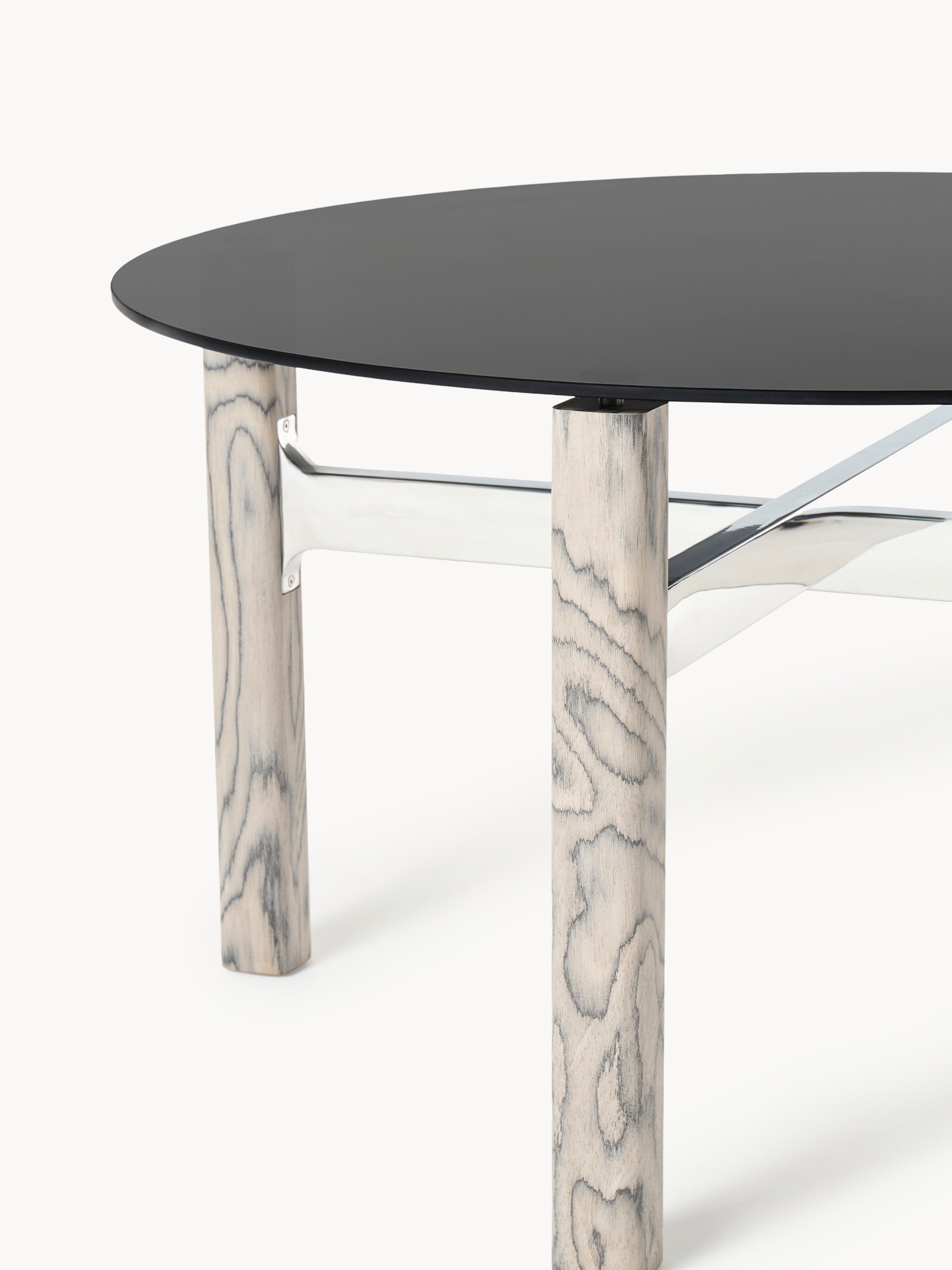 Sam Dining Table with Glass Top, in various sizes