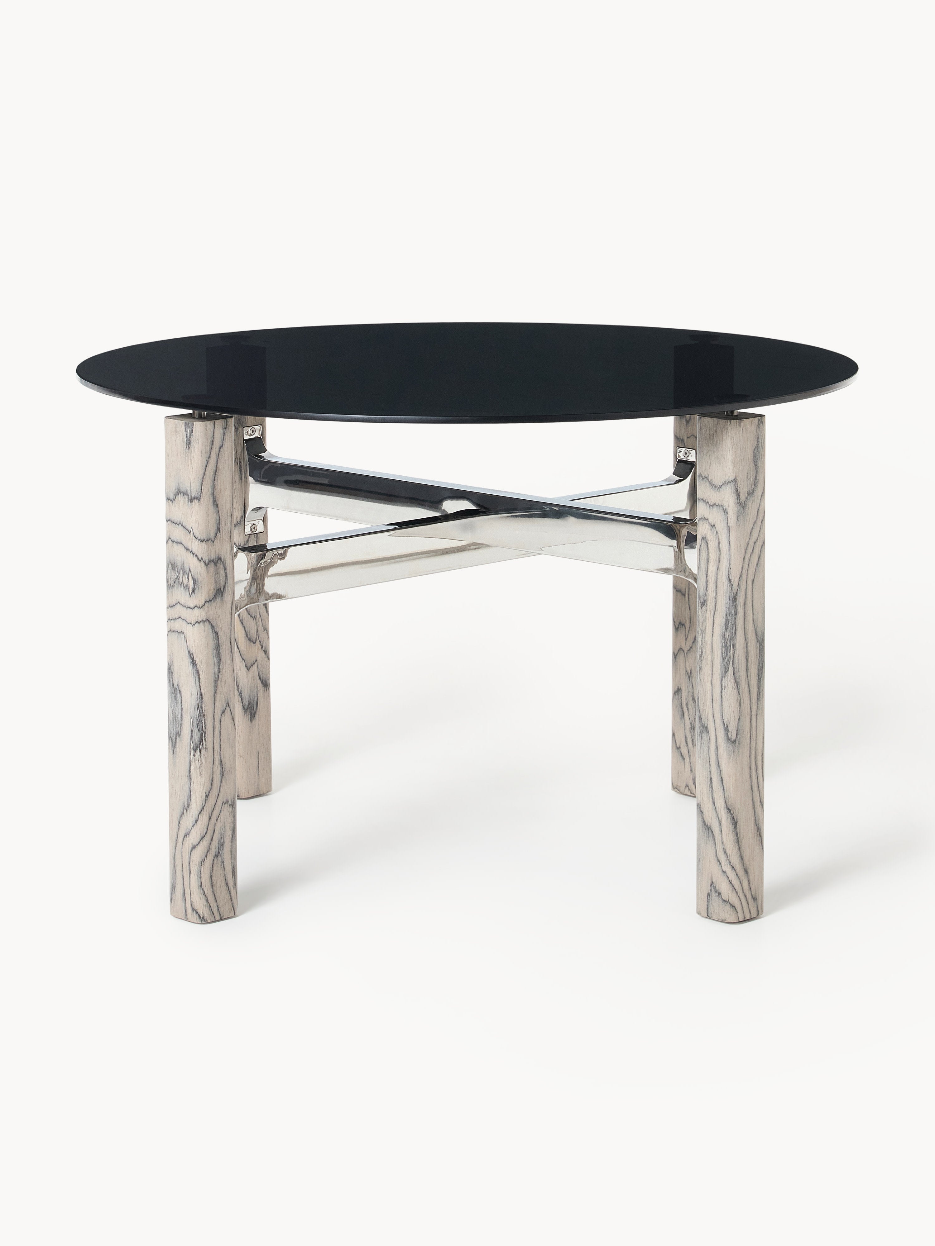 Sam Dining Table with Glass Top, in various sizes