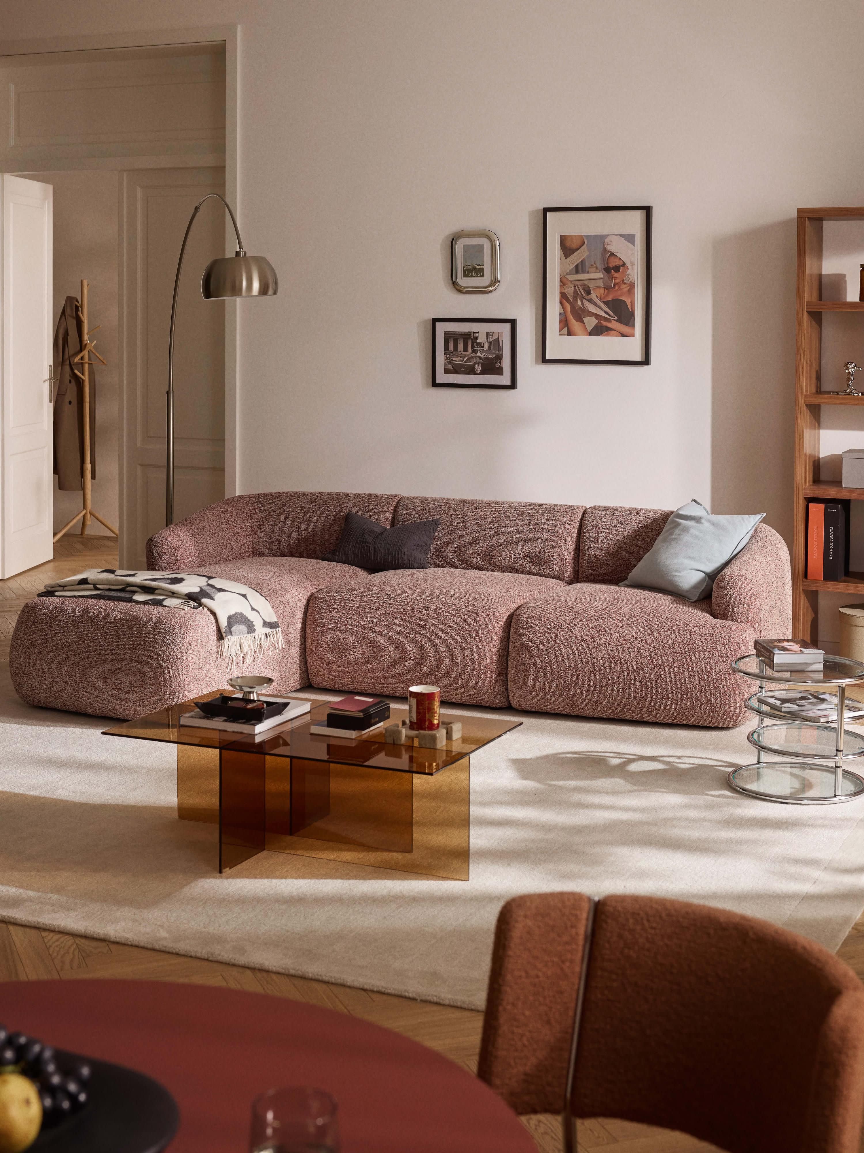Sofia Bouclé Corner Chaise Module