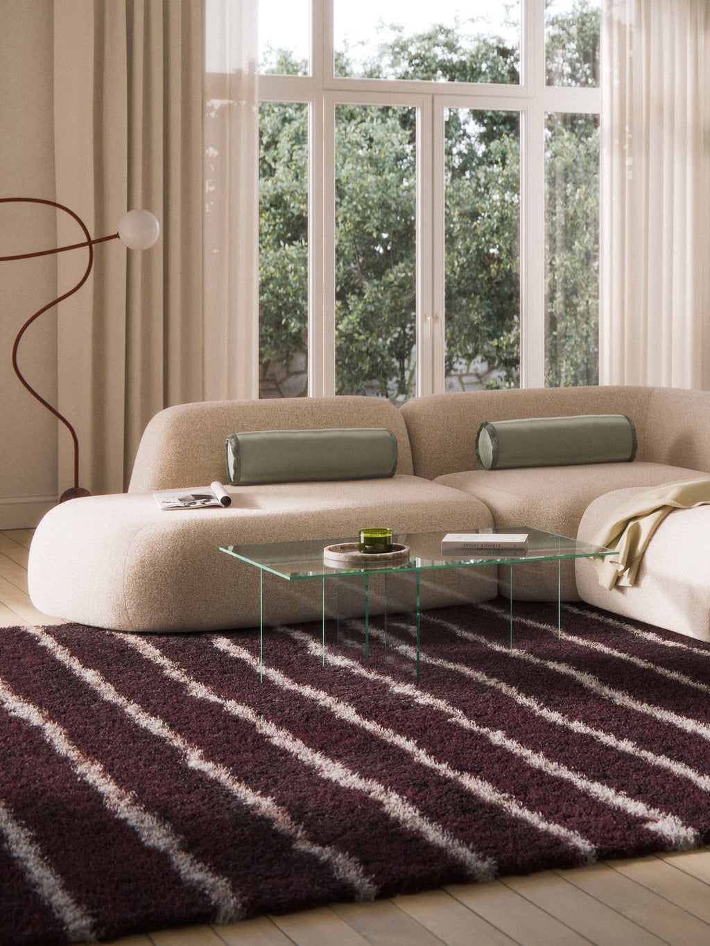 Wolke Bouclé Chaise Module